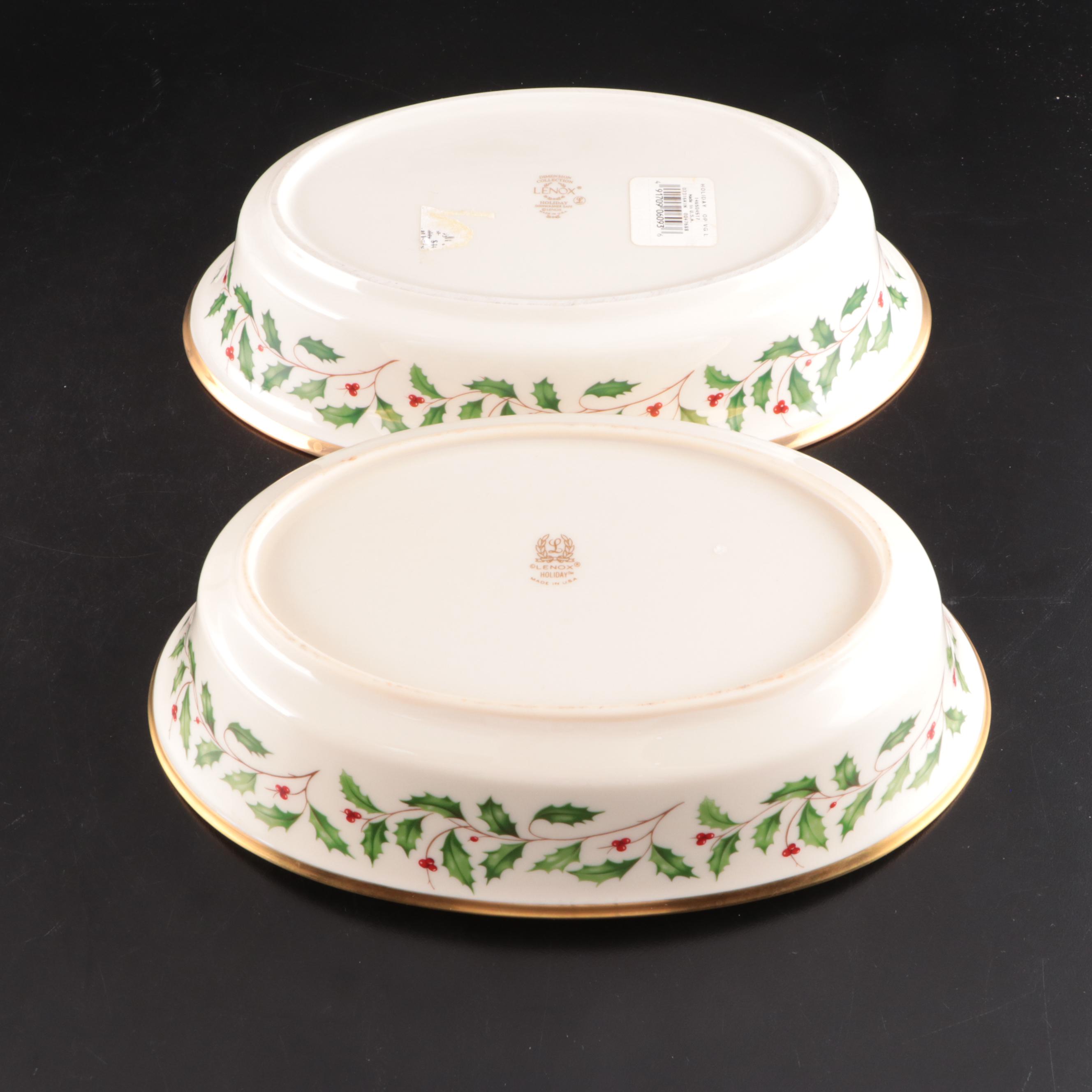 Lenox "Holiday" Bone China Dinnerware and Serving Pieces