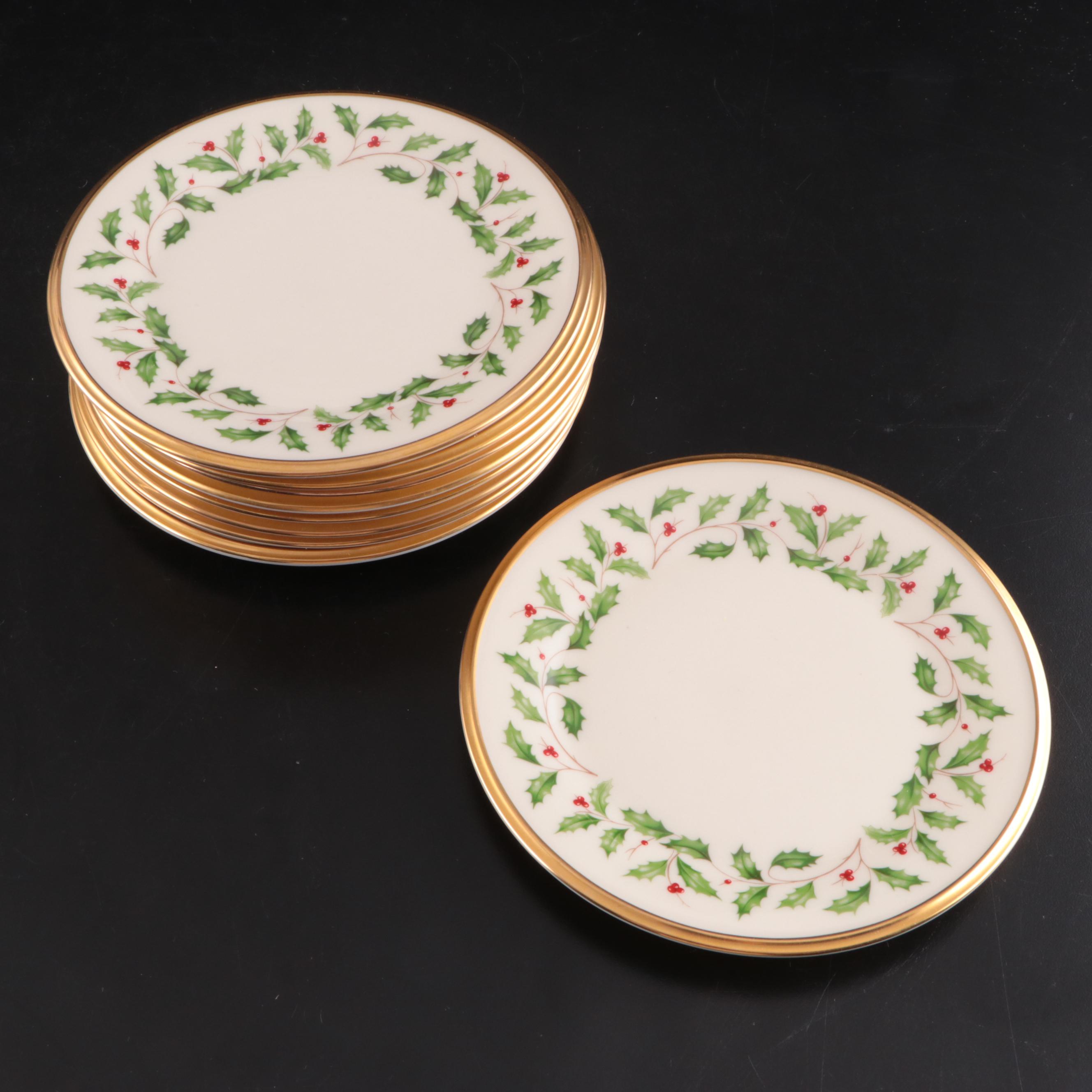Lenox "Holiday" Bone China Dinnerware and Serving Pieces