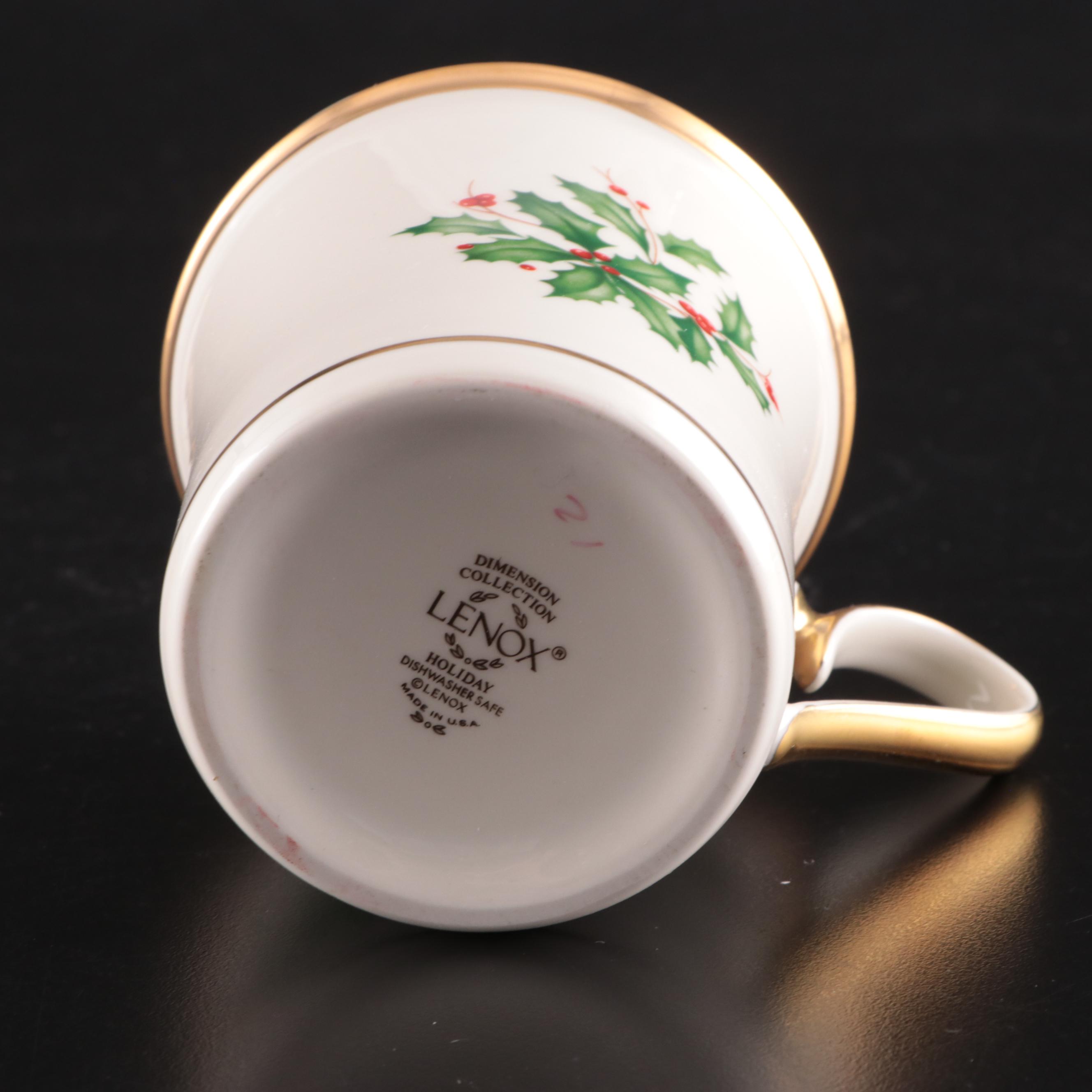 Lenox "Holiday" Bone China Dinnerware and Serving Pieces