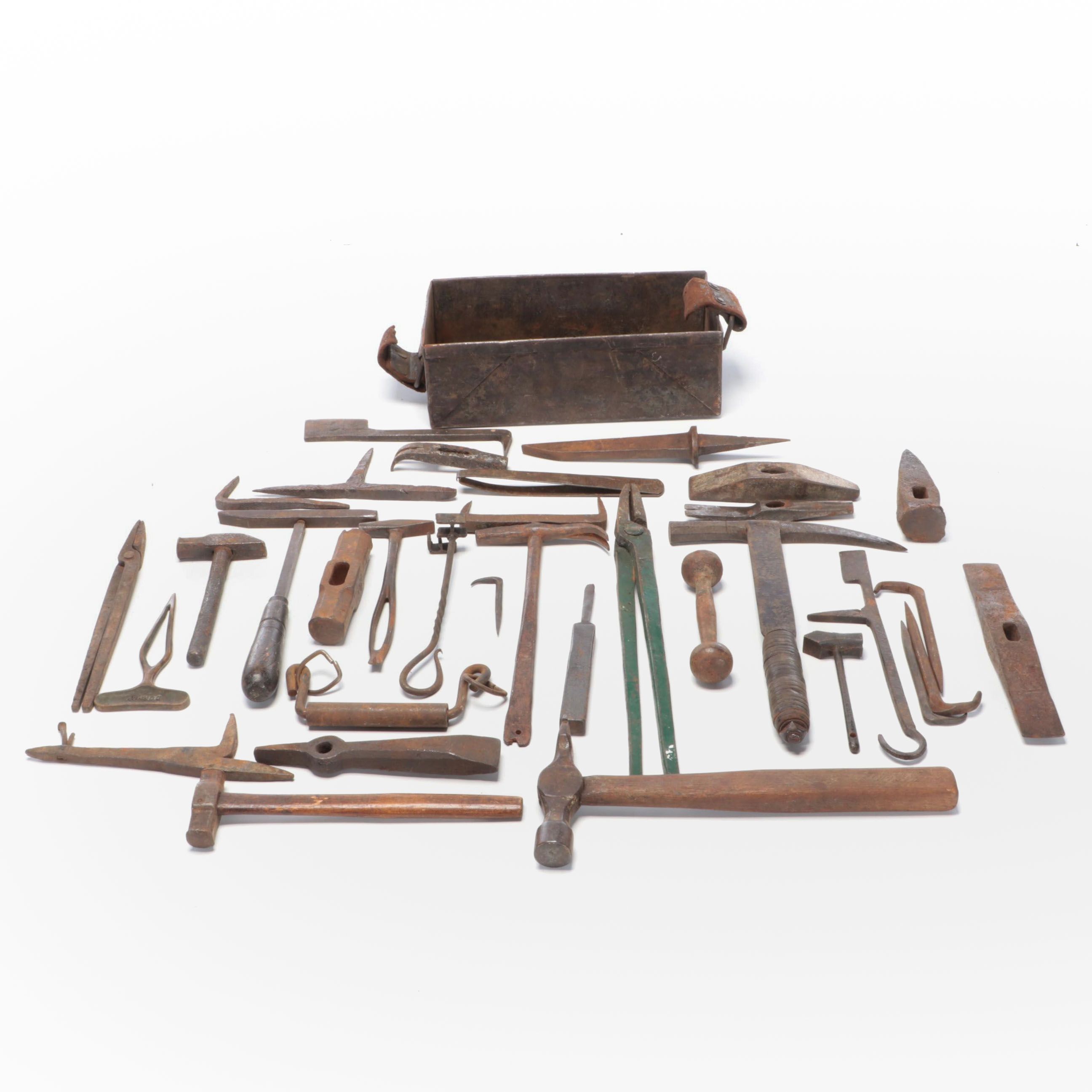 Dorham Metal Fid Rope Splicer and More Tools, 19th Century