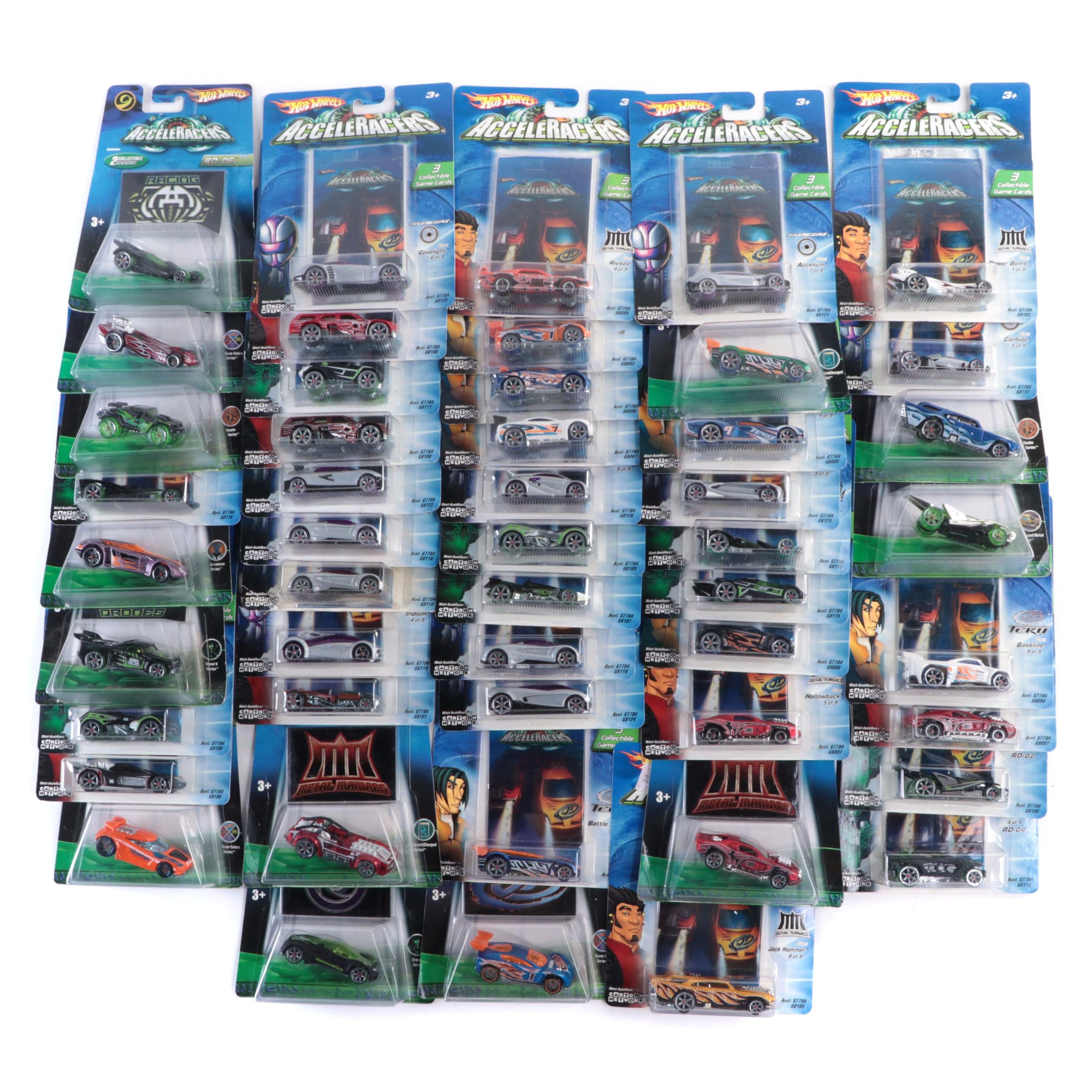 Hot Wheels Acceleracers RD-06, Nitrium, Synkro and Other Toy Cars