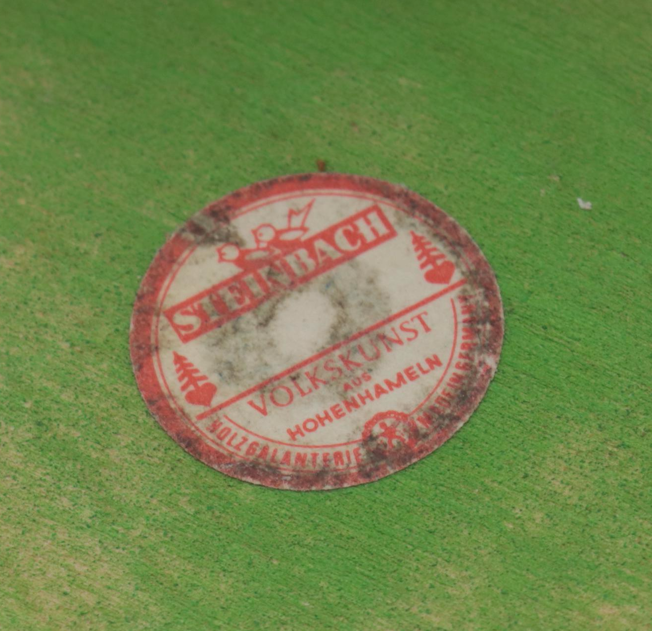 Steinbach German Nutcracker with Other Polychrome Wood Smoker Figures