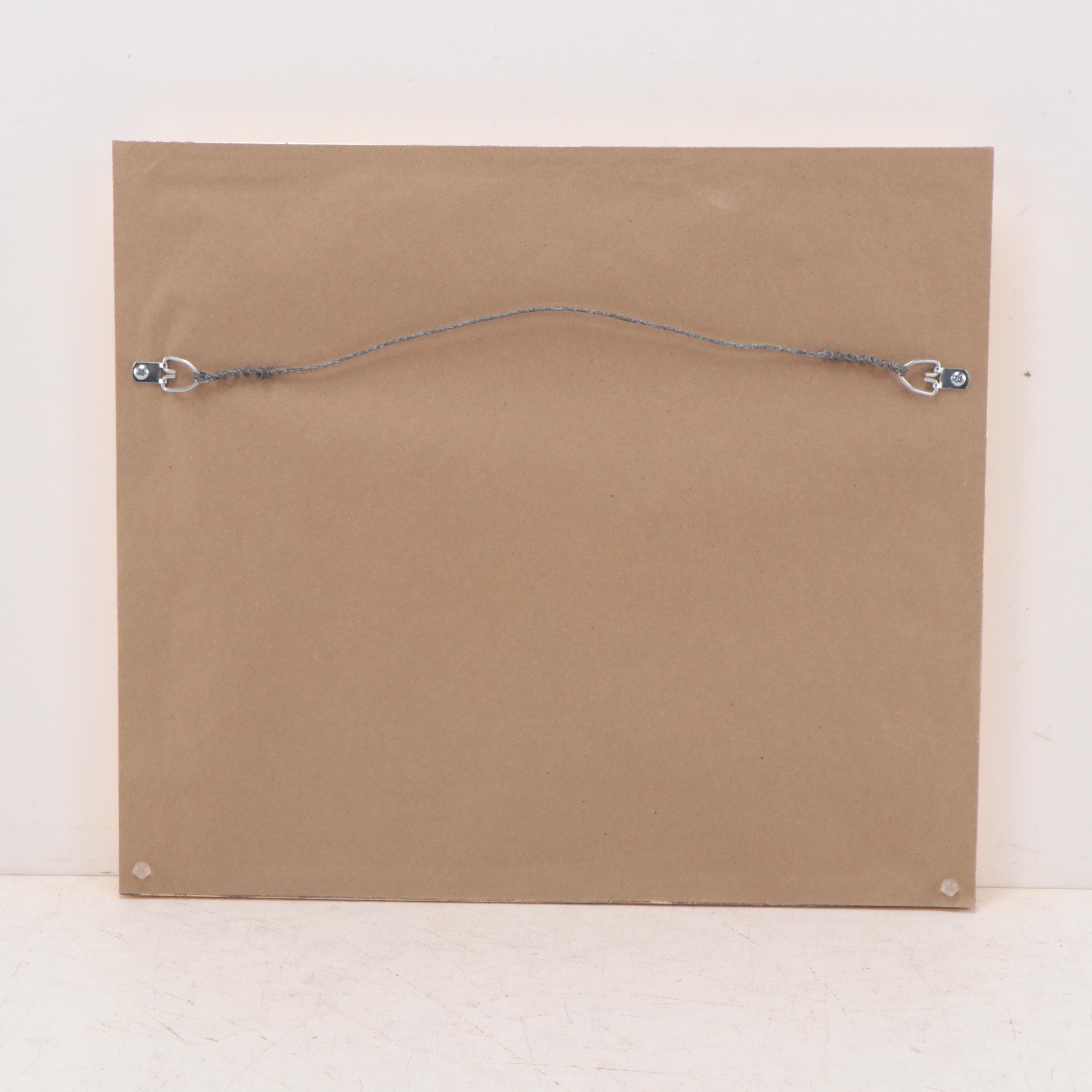 Riverbank Landscape Oil Painting, 21st Century