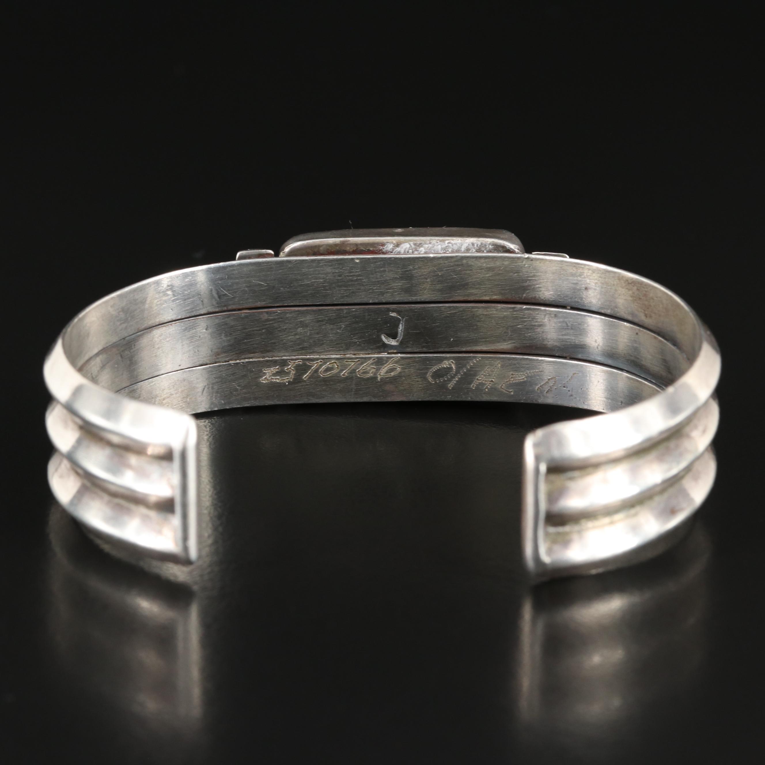 Sterling Turquoise Cuff Bracelet