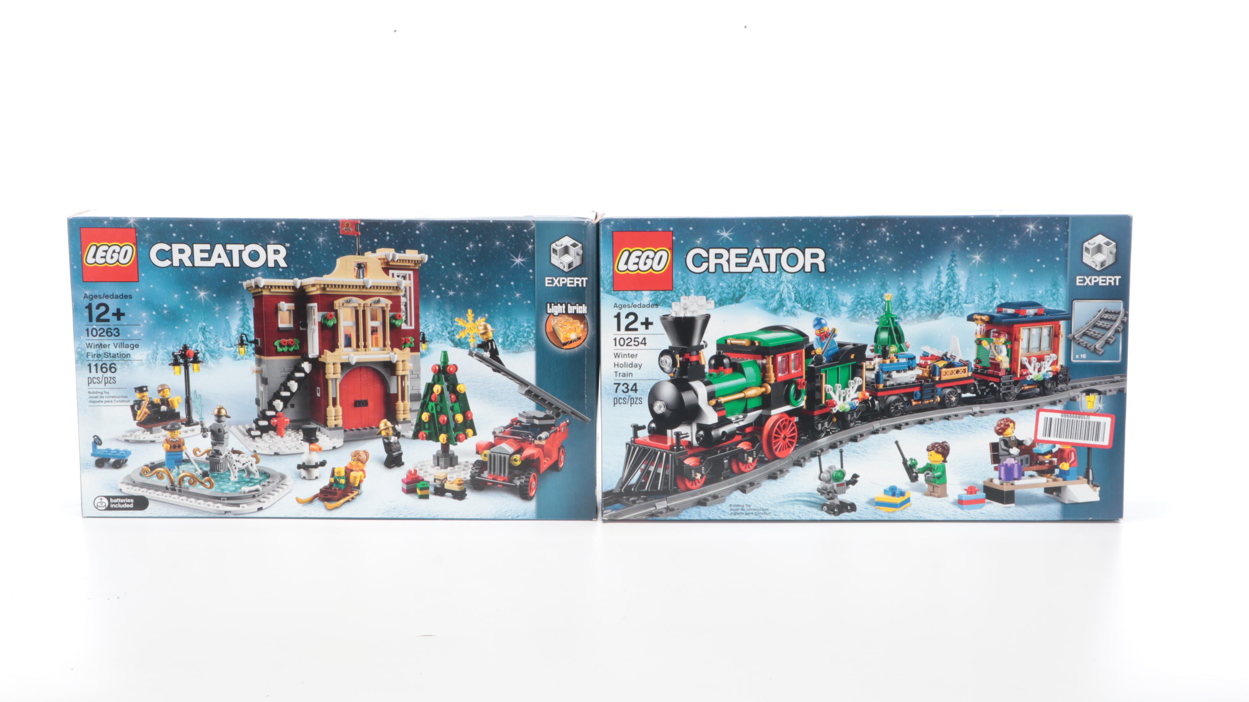 Lego "Winter Holiday Train" and Other Winter and Christmas Themed Sets