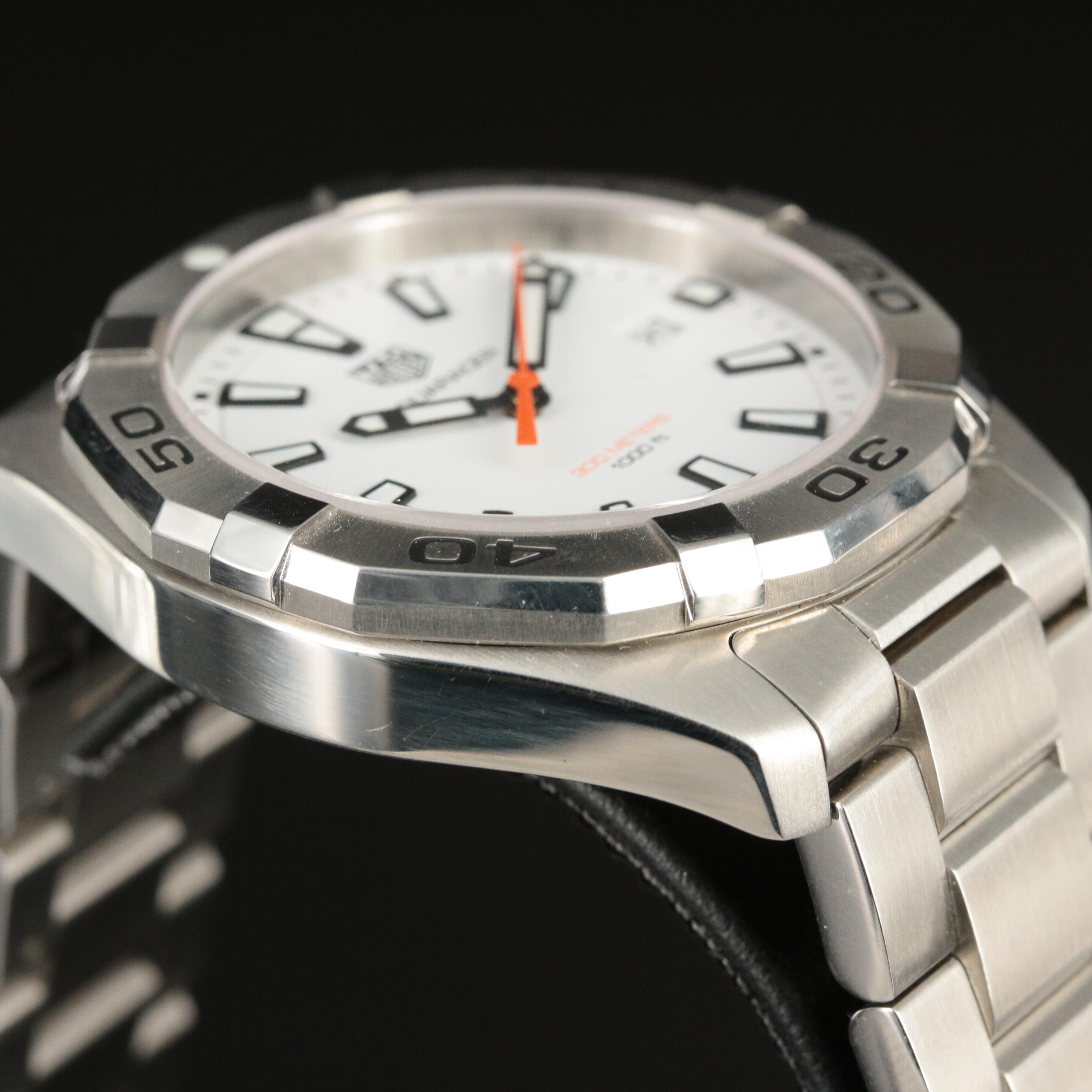 TAG Heuer Aquaracer 41MM White Stainless Steel Quartz Watch