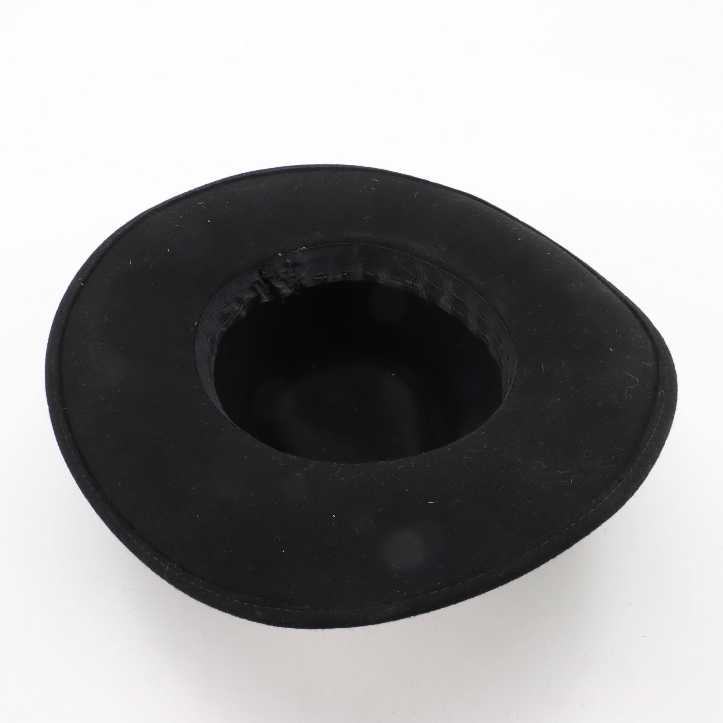 Stetson Straw and Other Fur Felt Pinch Front Western Hats