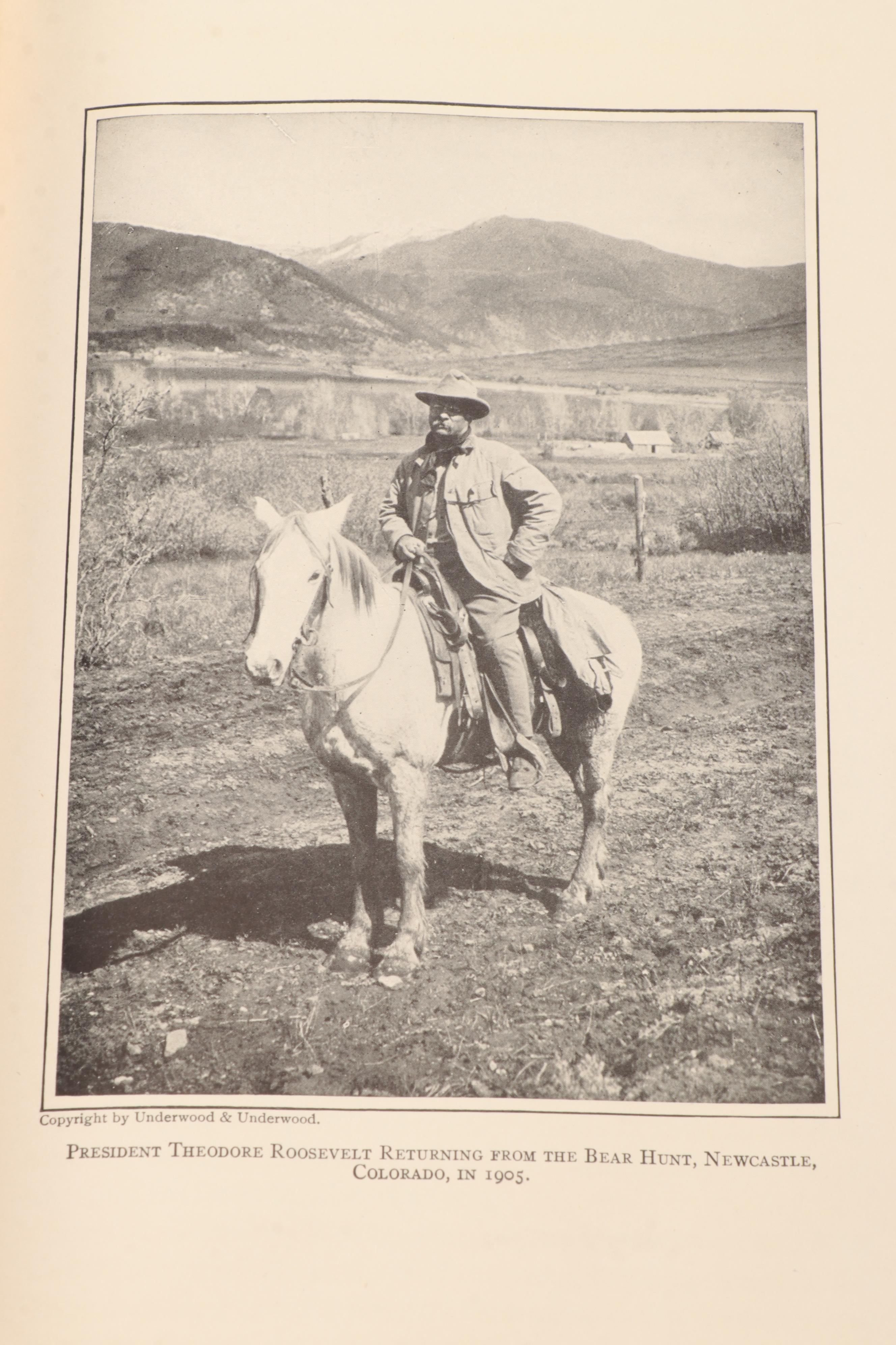 Illustrated "Theodore Roosevelt: An Autobiography" by Theodore Roosevelt, 1923