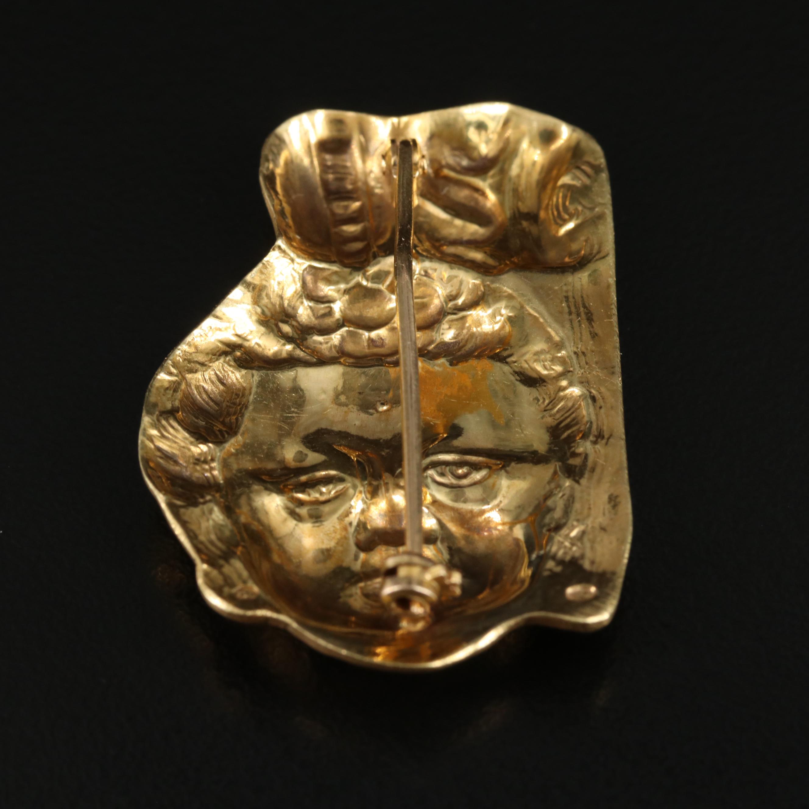 18K Gold Pin
