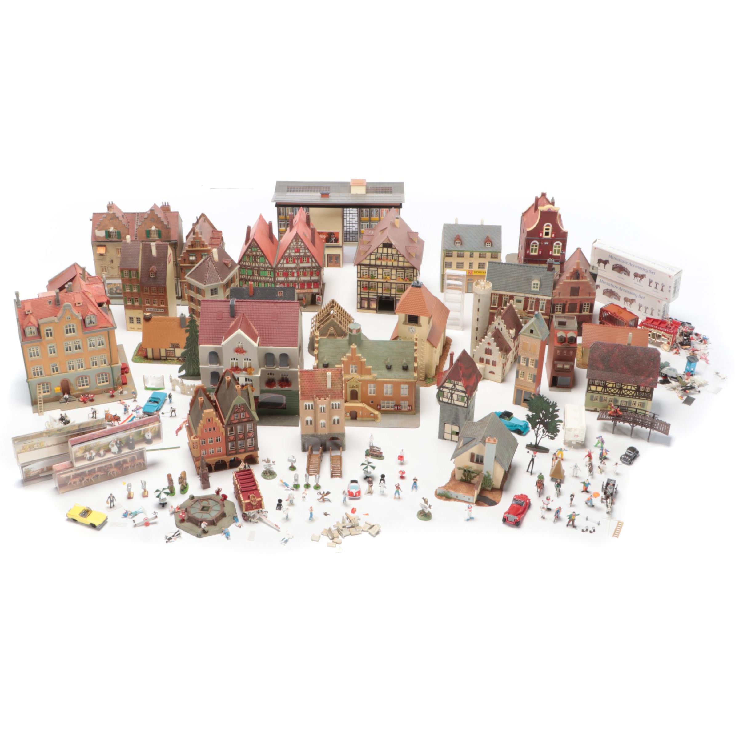 Kibri, Pola and Other Model Train Buildings, People and Landscaping