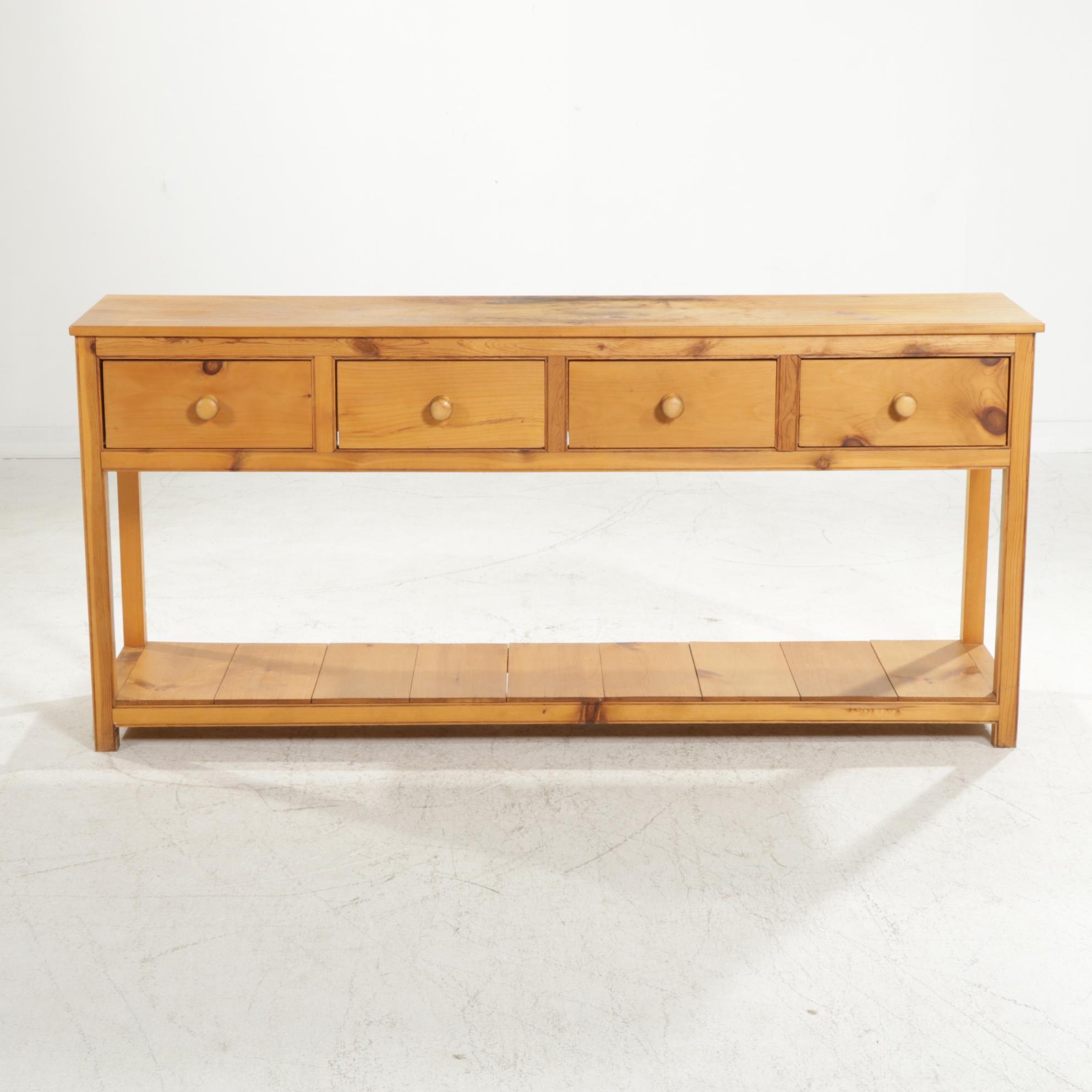 British Traditions, Inc. Pine Console