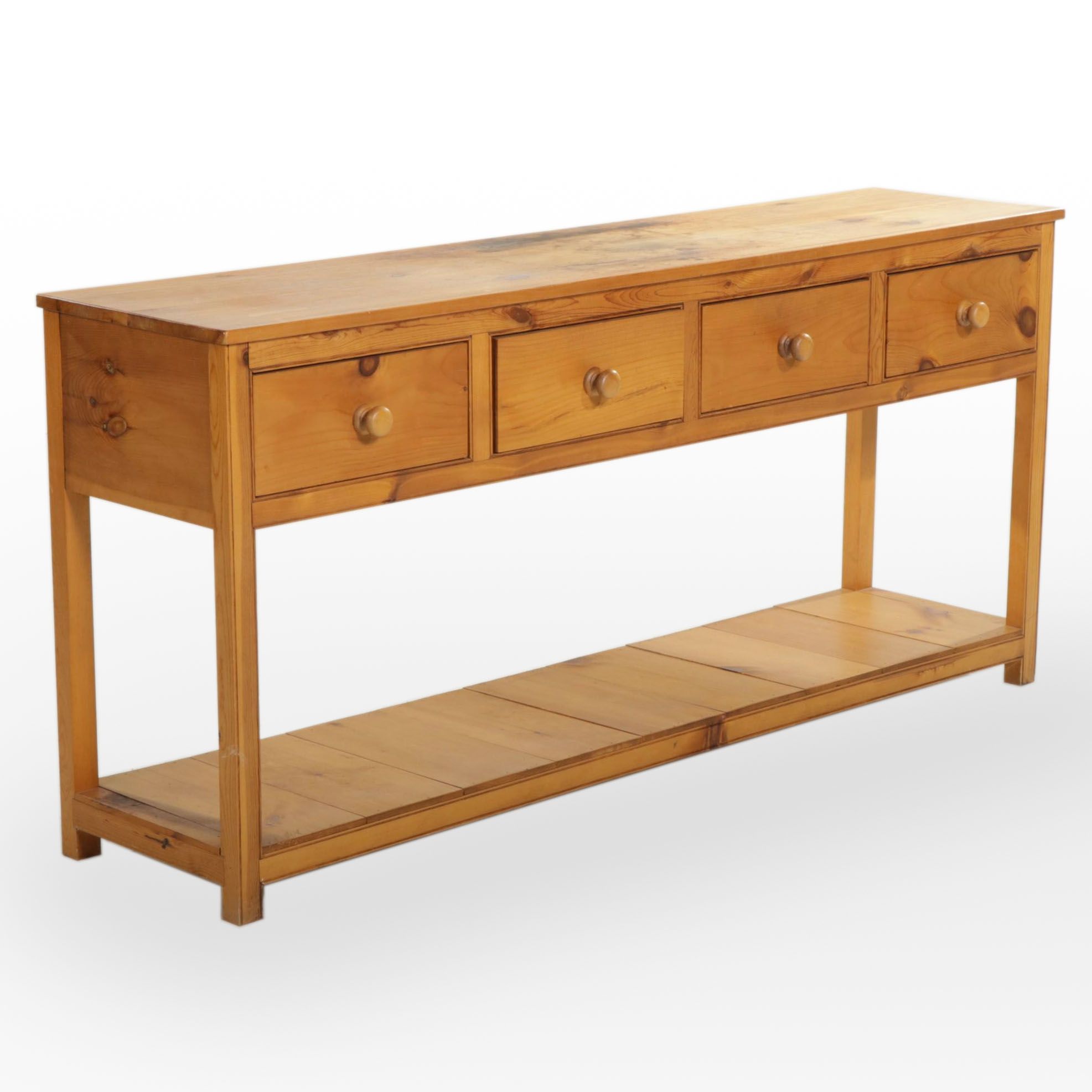 British Traditions, Inc. Pine Console