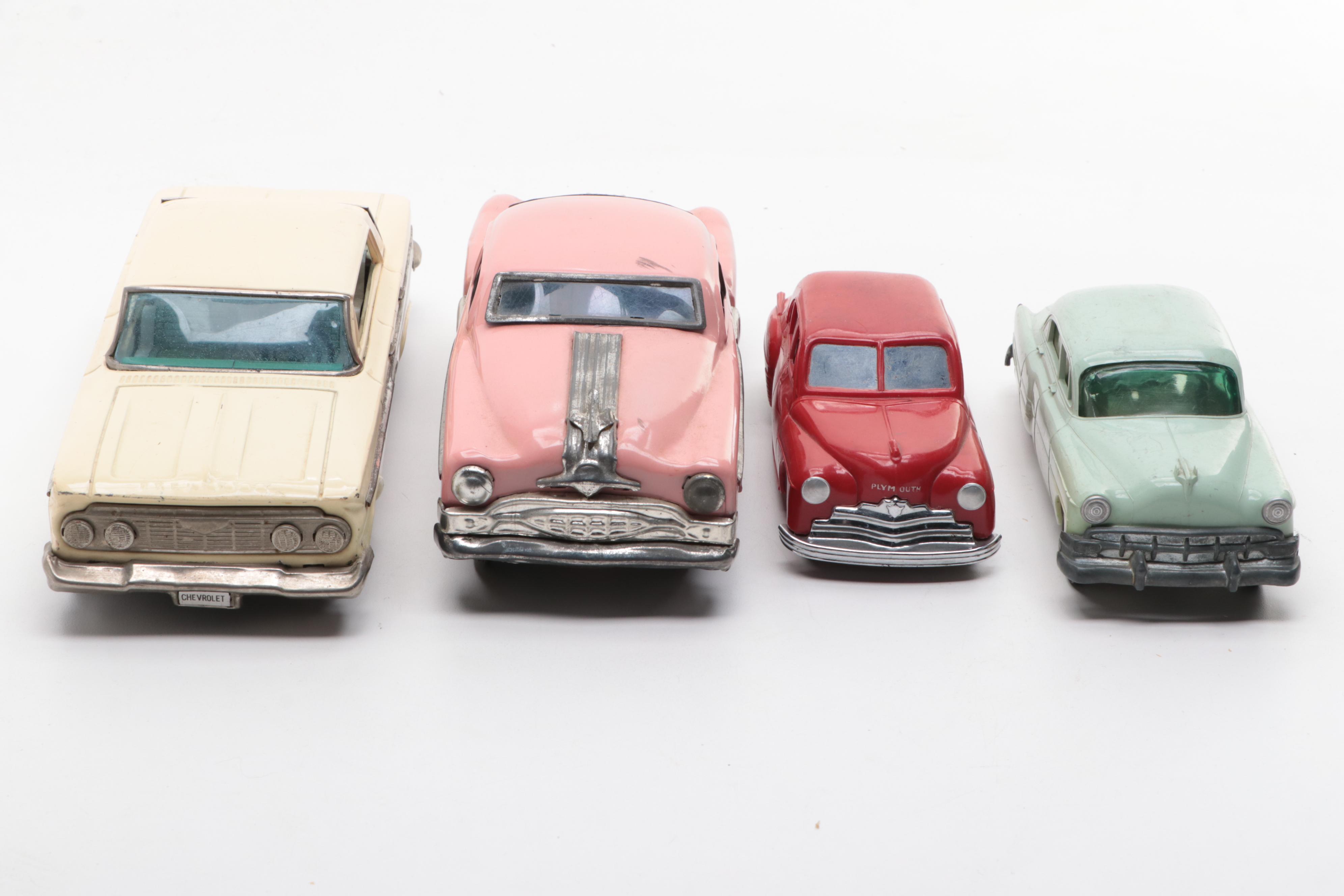 Bandai Chevrolet Toy Car with Other Diecast Toy Cars, Mid to Late 20th Century