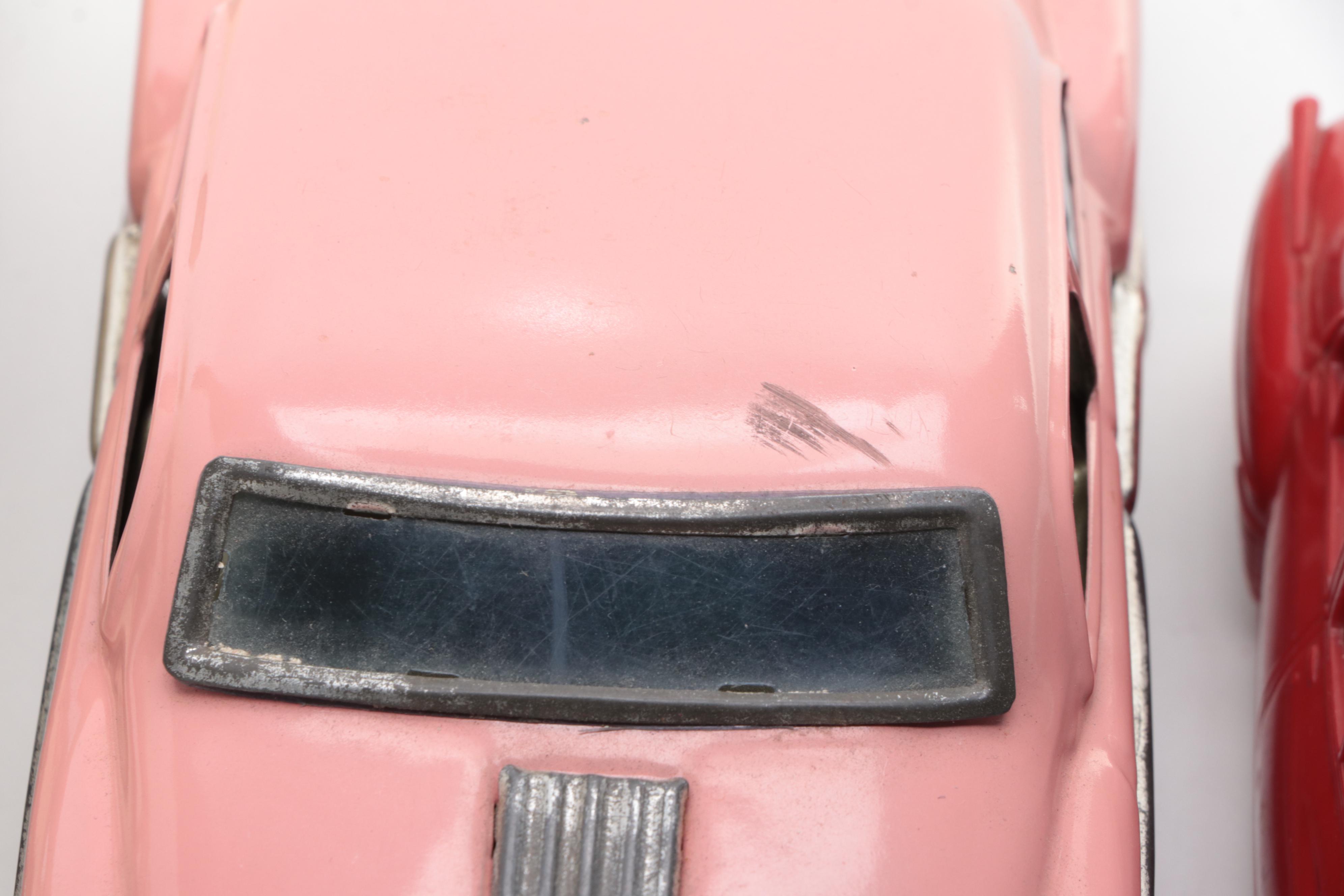 Bandai Chevrolet Toy Car with Other Diecast Toy Cars, Mid to Late 20th Century