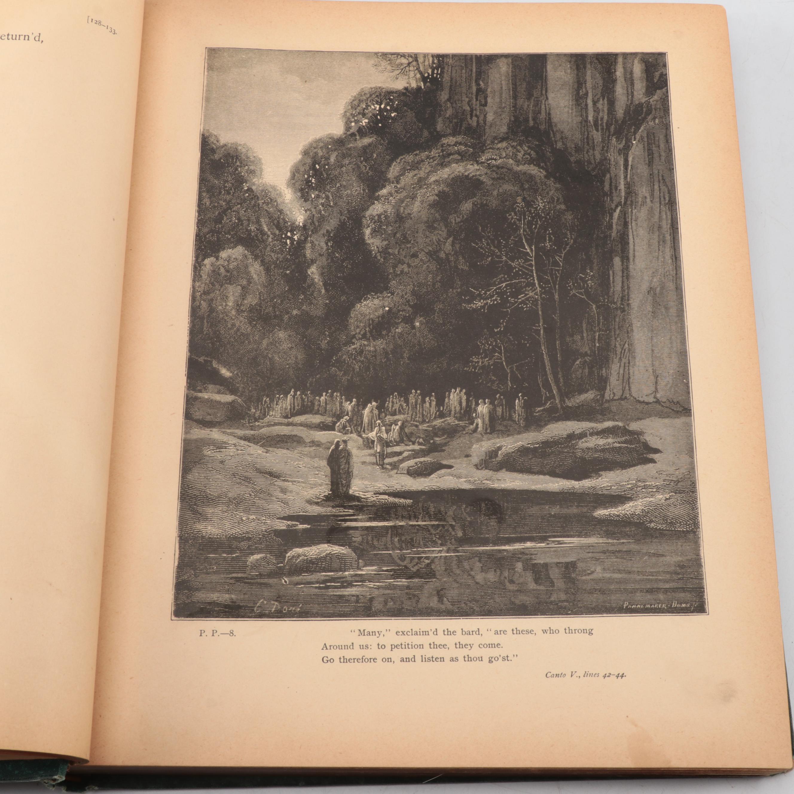 Gustave Doré Illustrated "Purgatory and Paradise" by Dante Alighieri