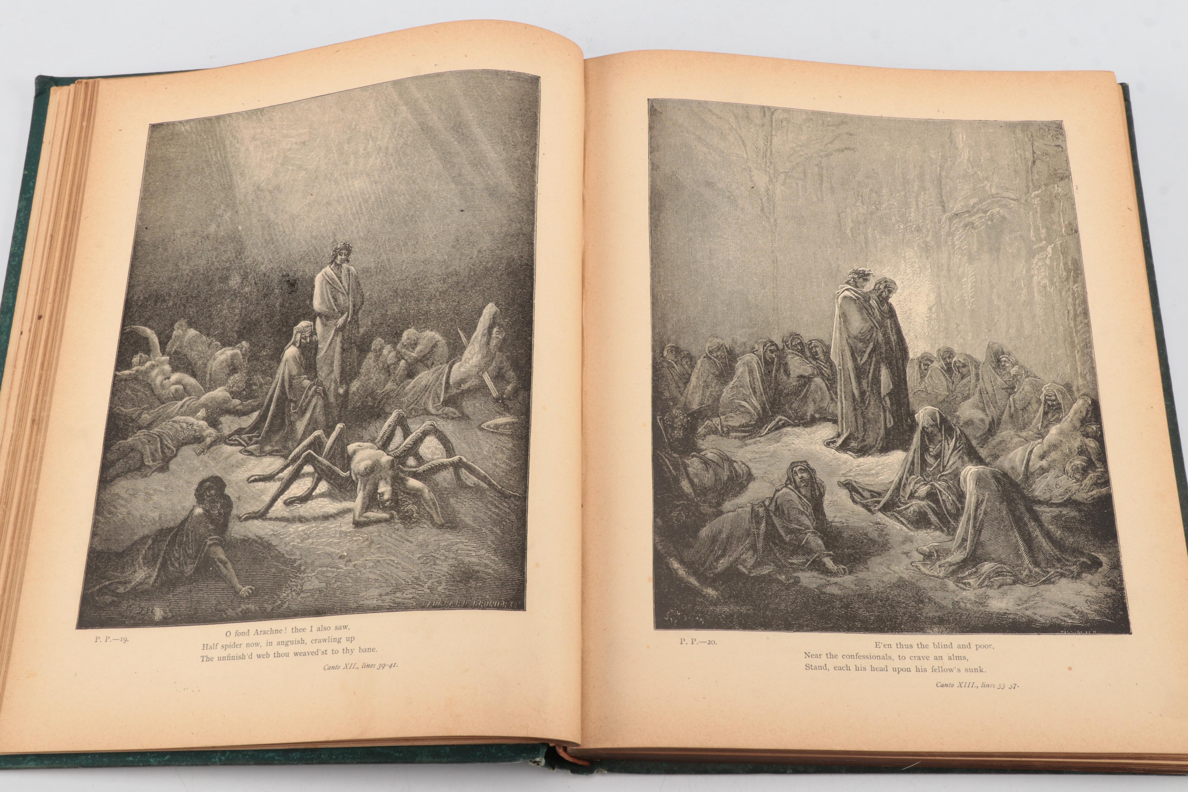 Gustave Doré Illustrated "Purgatory and Paradise" by Dante Alighieri