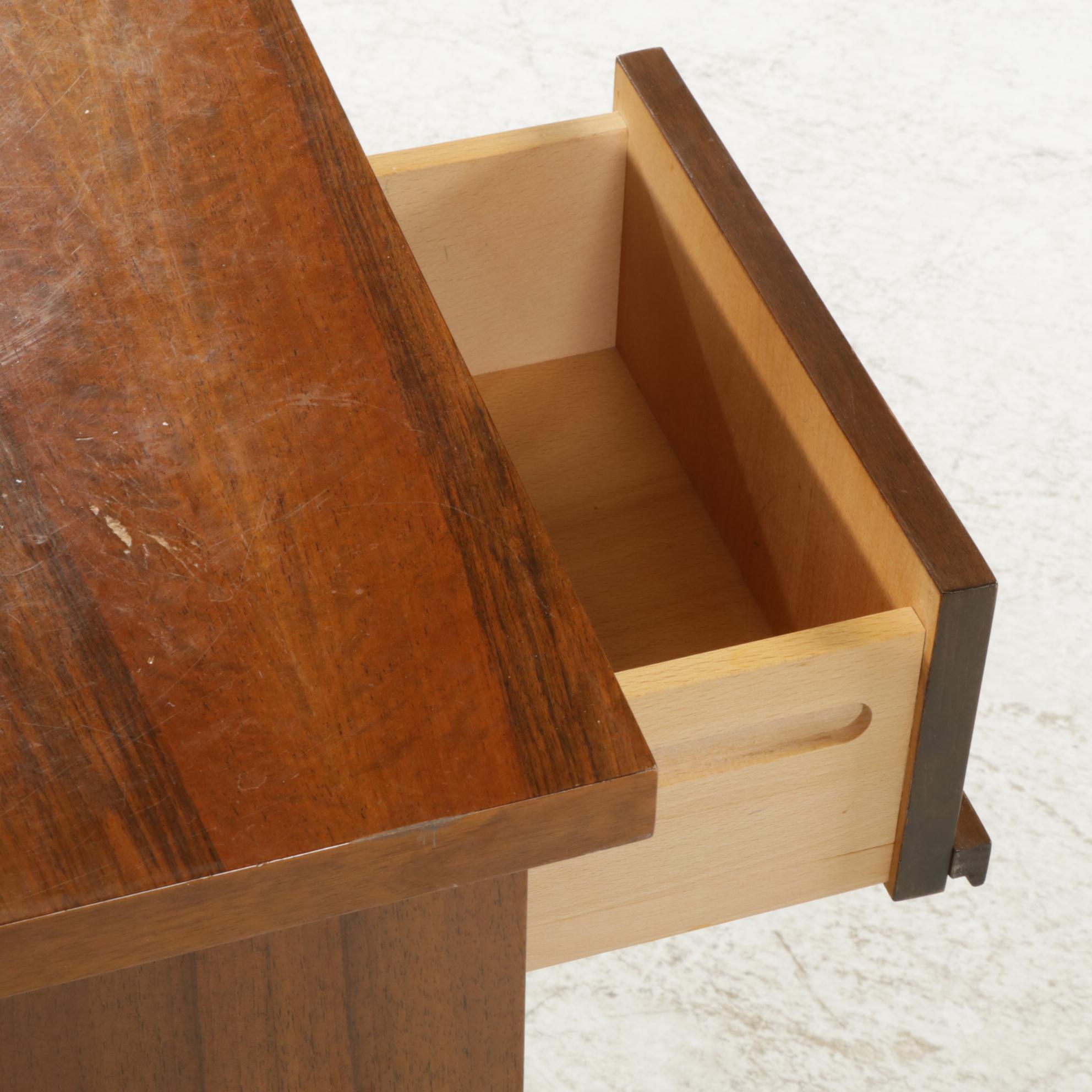 Mid Century Modern Style Walnut Eight Drawer Credenza, Mid to Late 20th Century