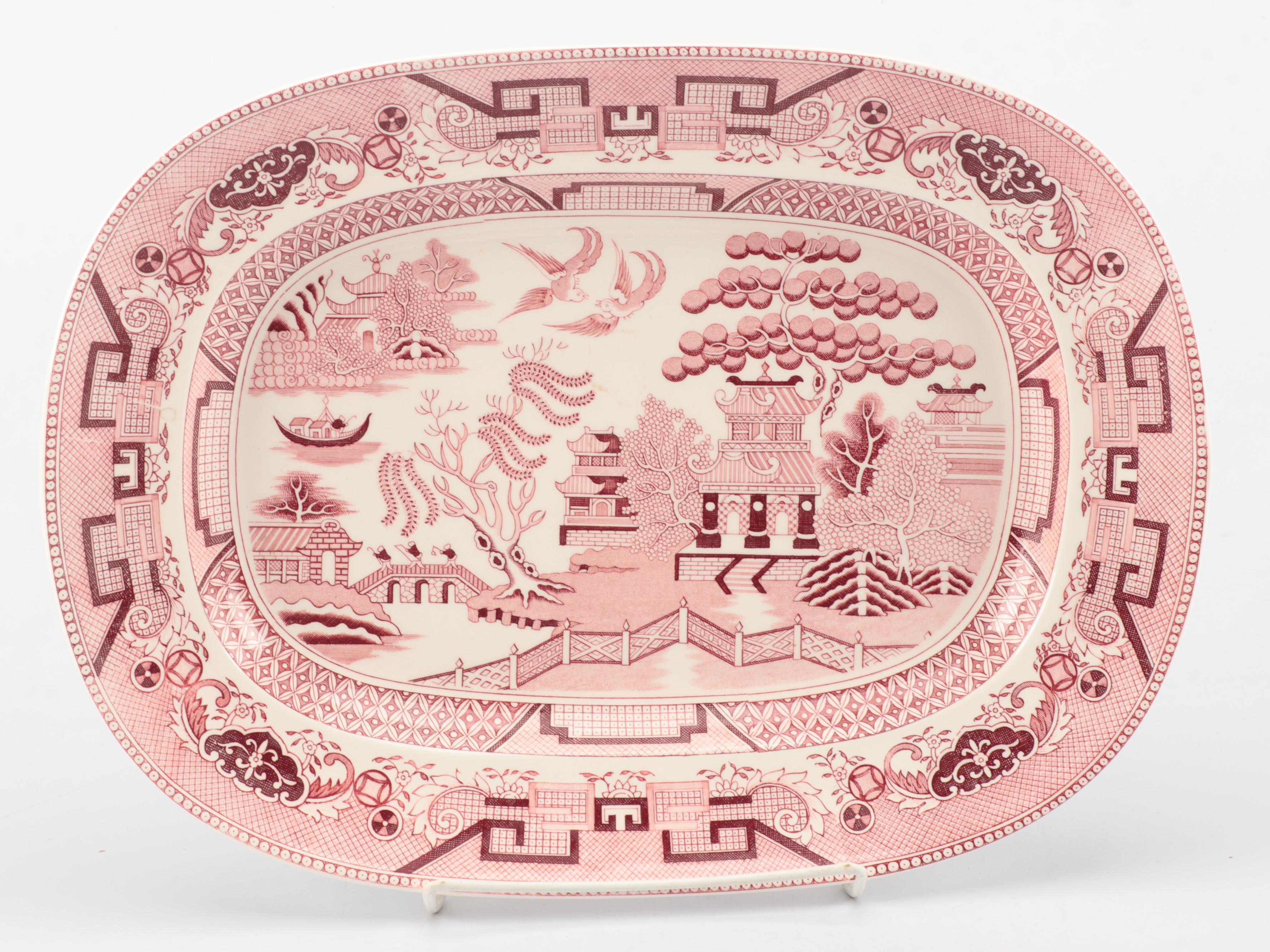 Pink Willow Earthenware Platters