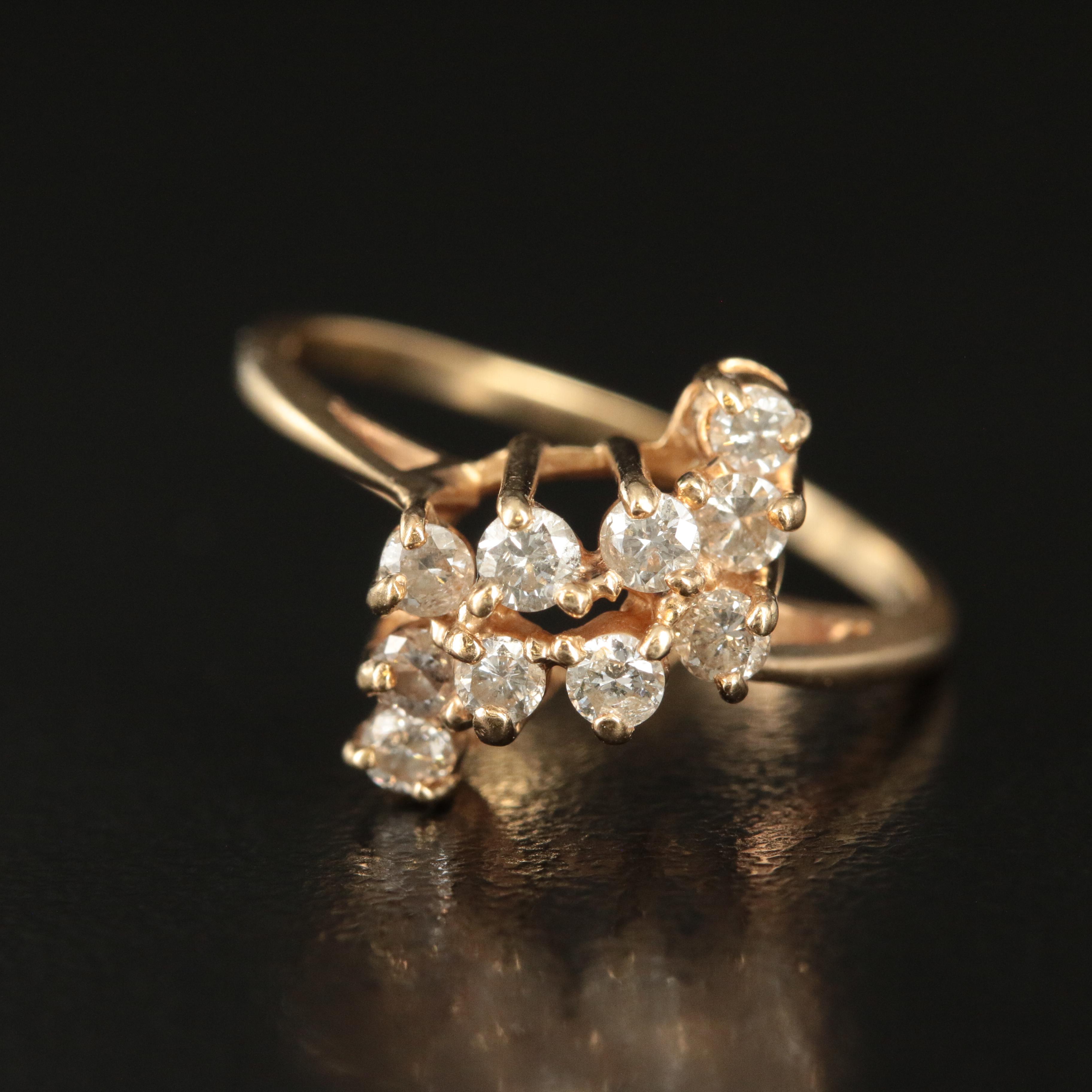 14K 0.47 CTW Diamond Ring