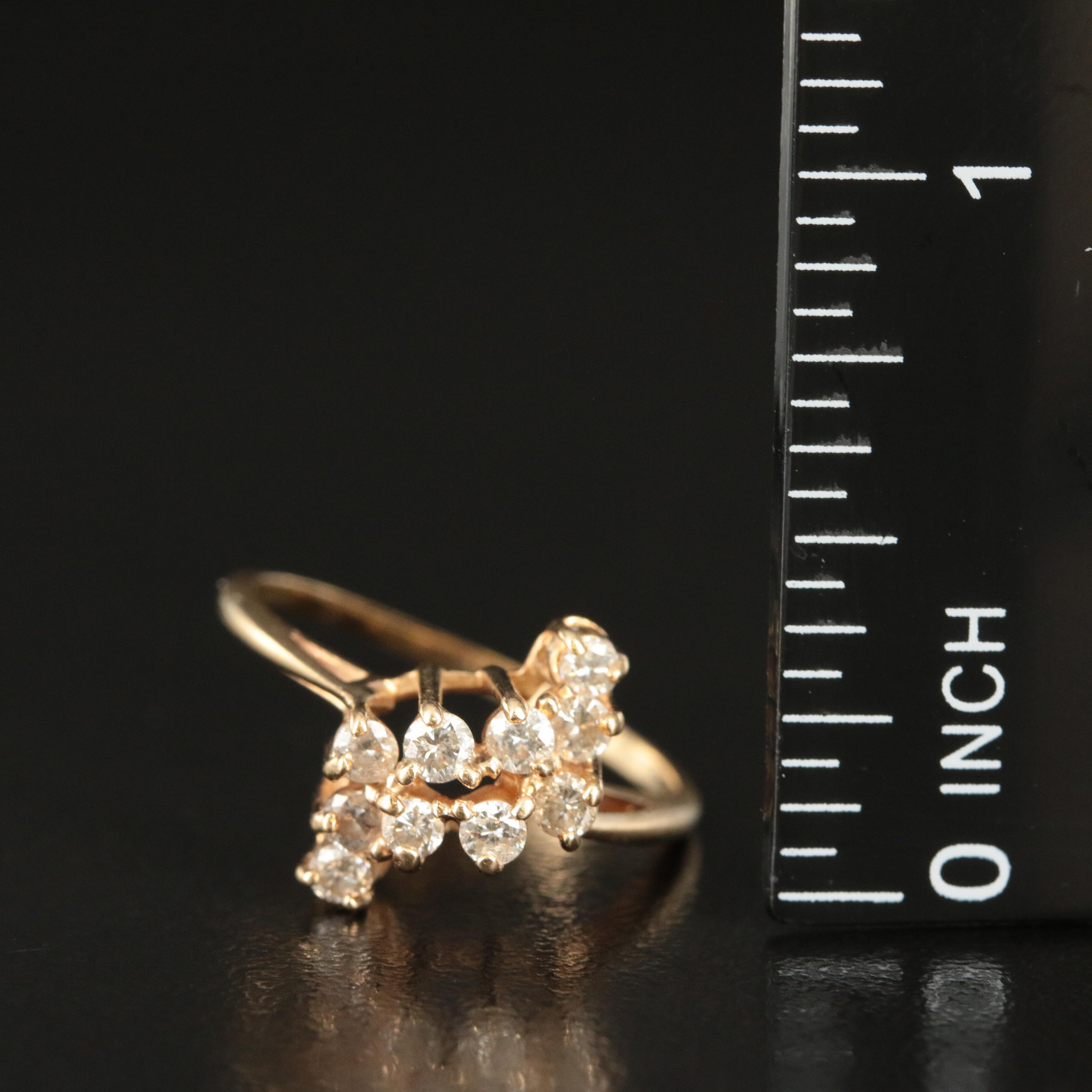 14K 0.47 CTW Diamond Ring