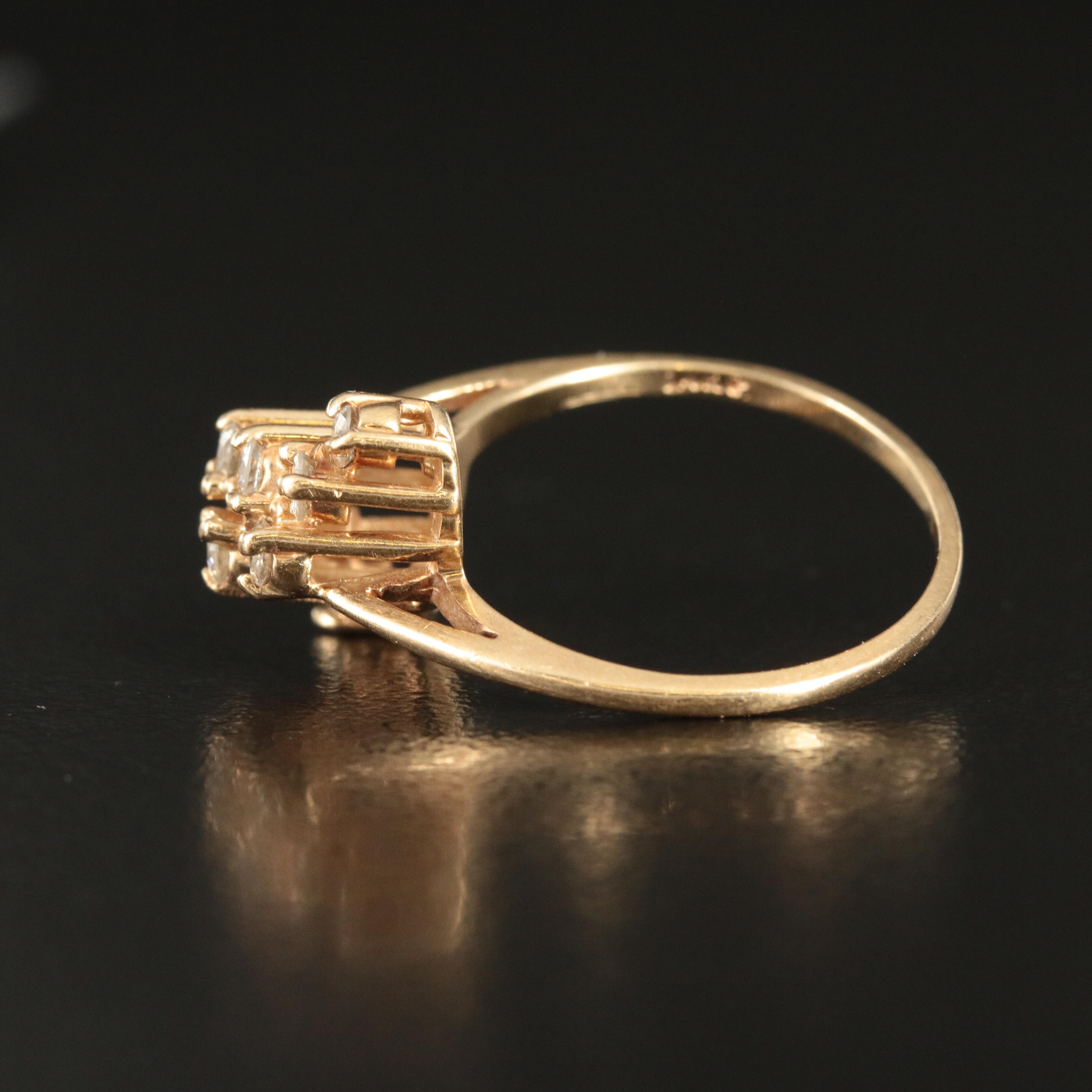 14K 0.47 CTW Diamond Ring