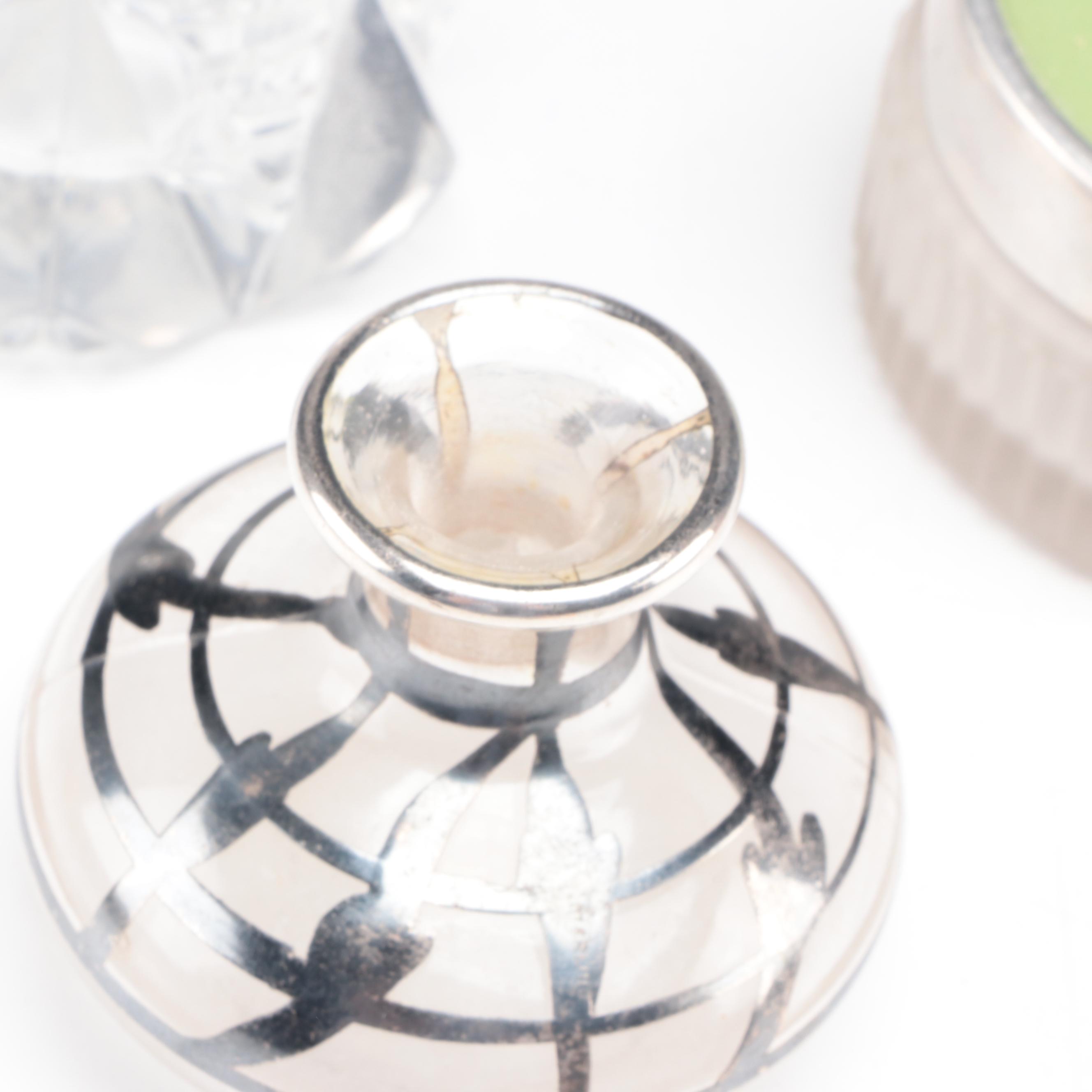 Guerlain Glass Perfume Bottle with Glass Perfume Nips and More