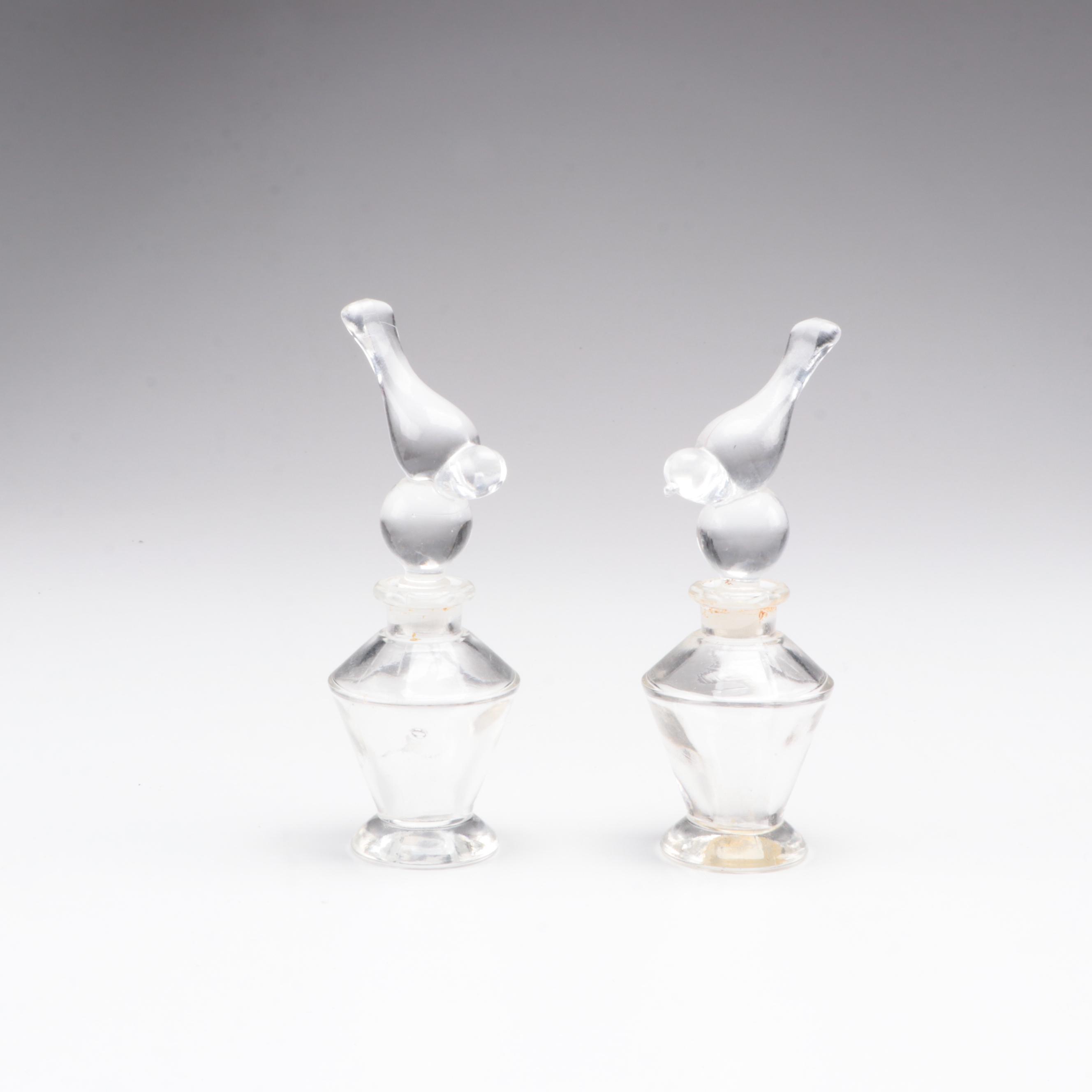 Guerlain Glass Perfume Bottle with Glass Perfume Nips and More