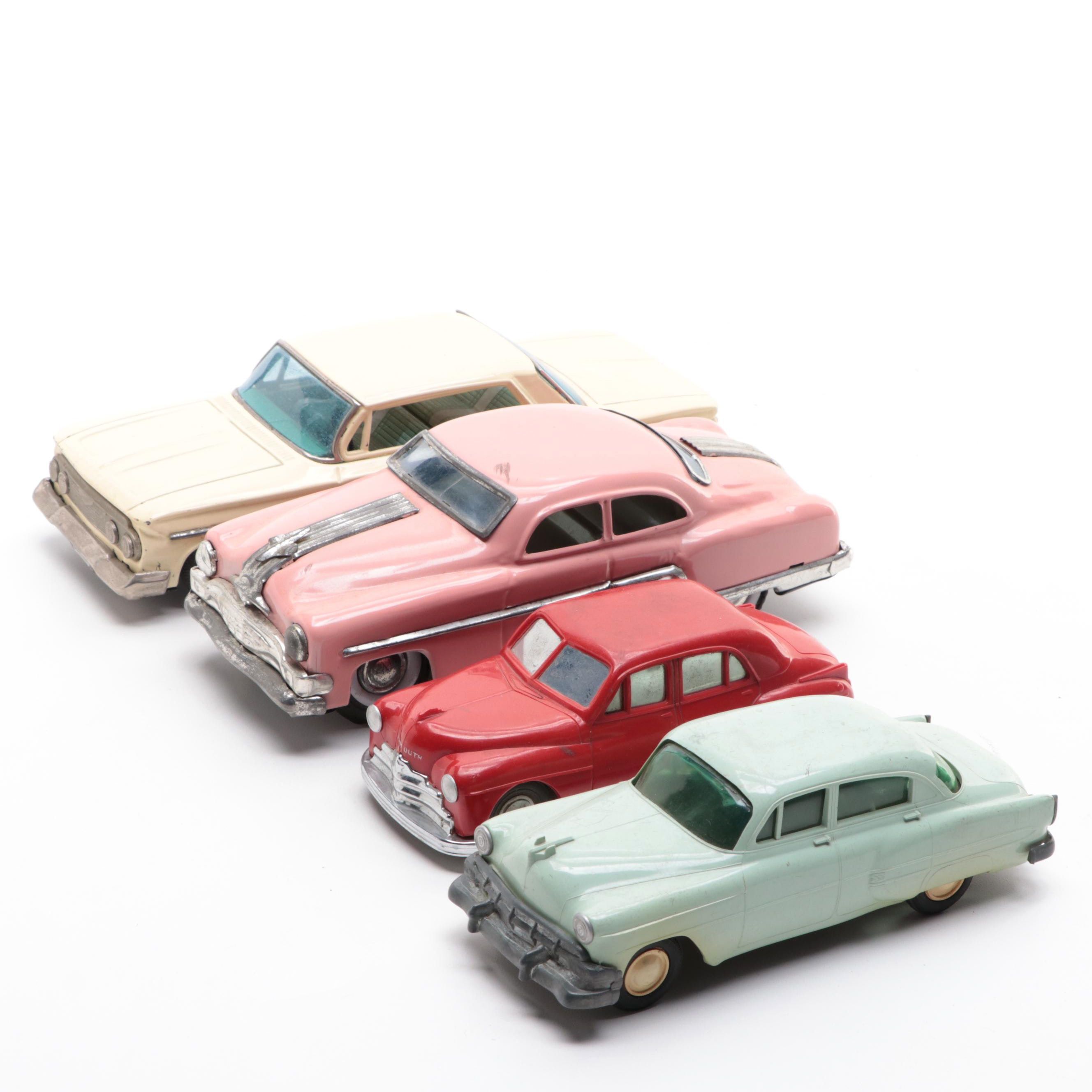 Bandai Chevrolet Toy Car with Other Diecast Toy Cars, Mid to Late 20th Century