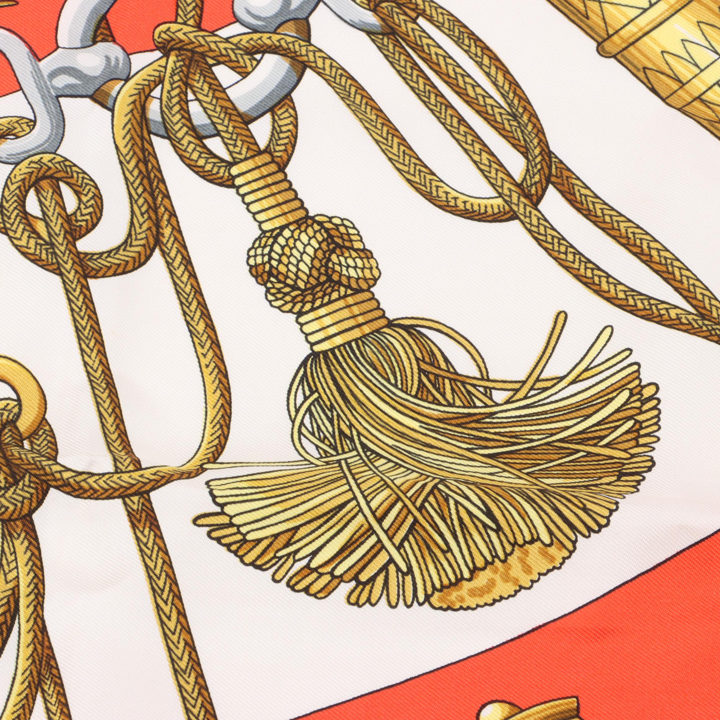 Hermès Cliquetis Silk Twill Scarf