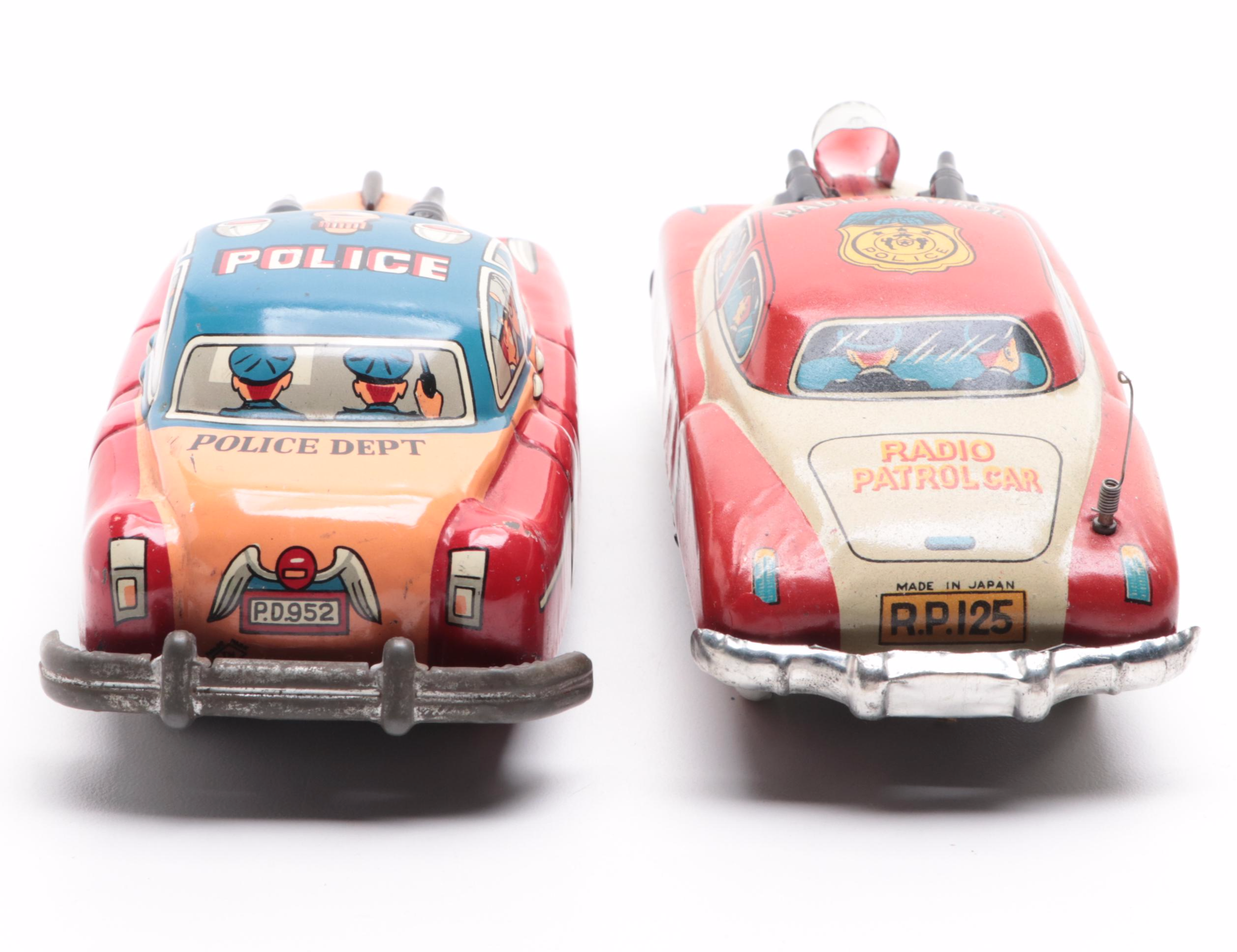 Nomura Toy Police Car with Other Friction Radio Patrol Toy Car