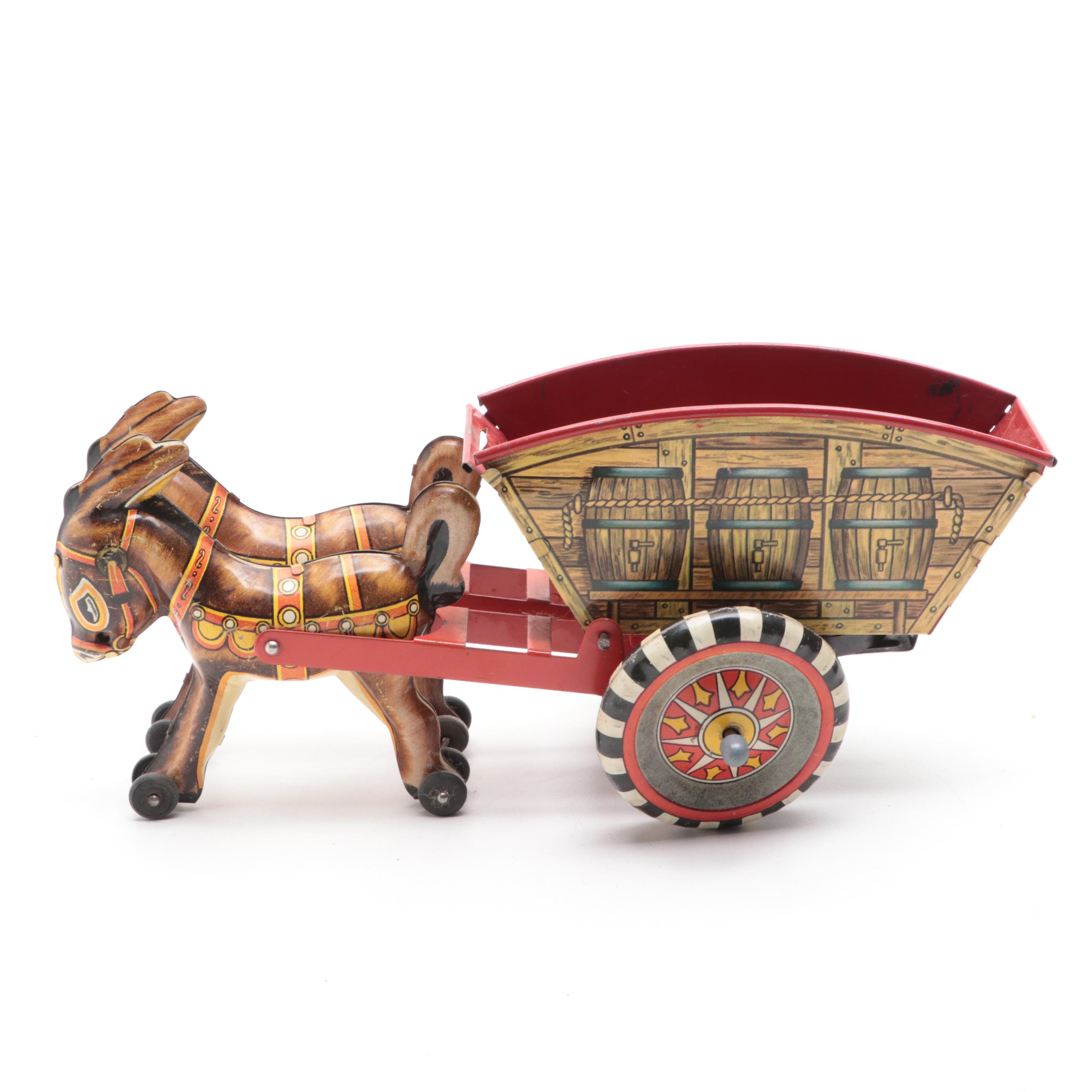 Girard and Linemar Tin Litho Wind-Up Toys, Mid-20th Century