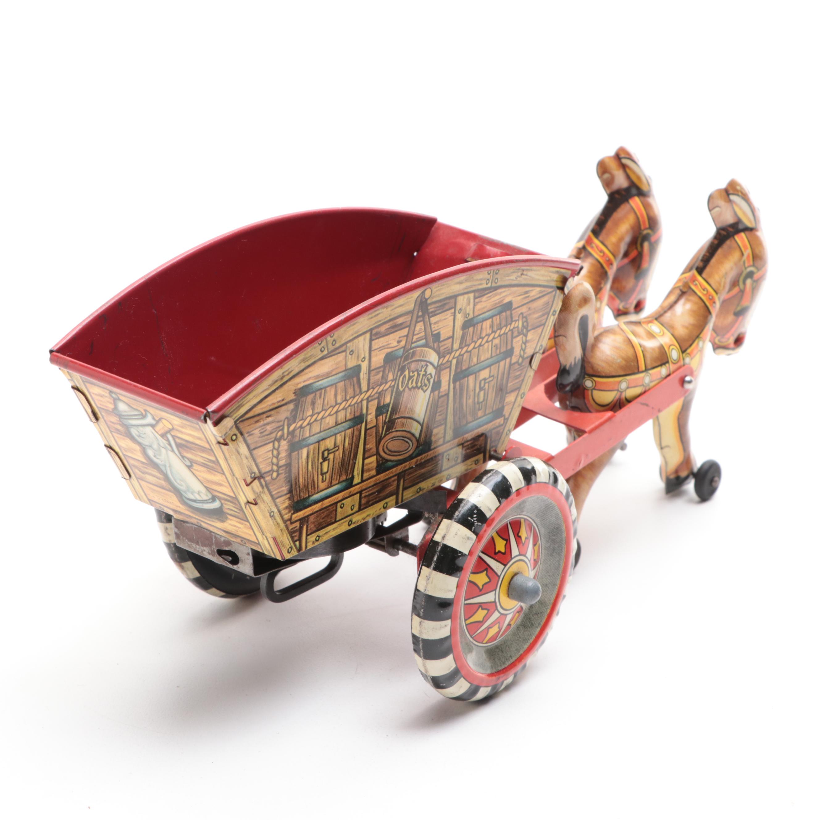 Girard and Linemar Tin Litho Wind-Up Toys, Mid-20th Century