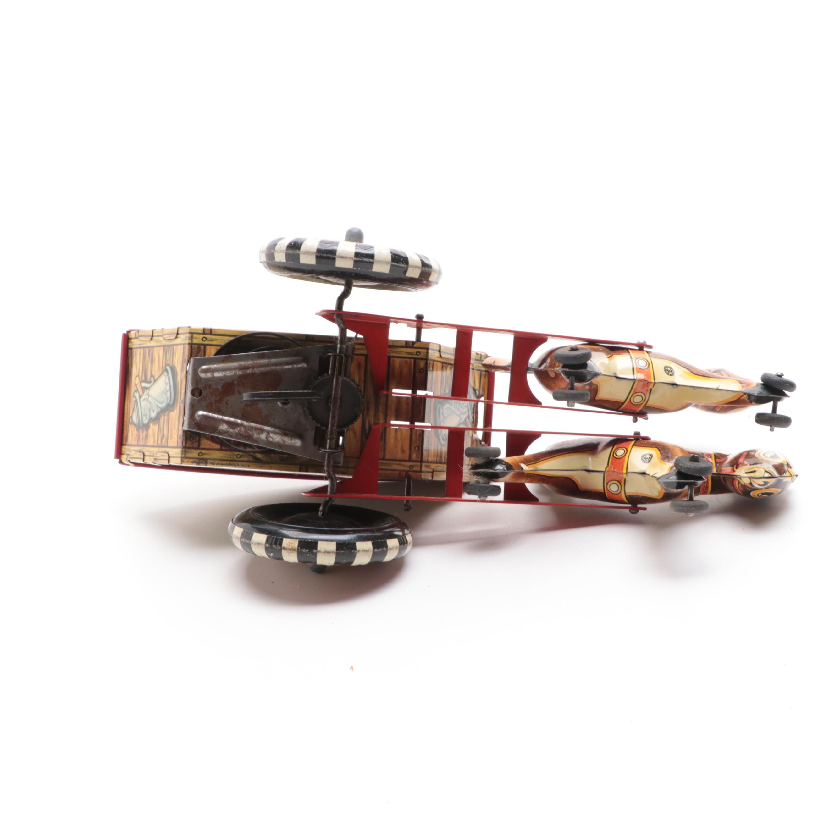 Girard and Linemar Tin Litho Wind-Up Toys, Mid-20th Century