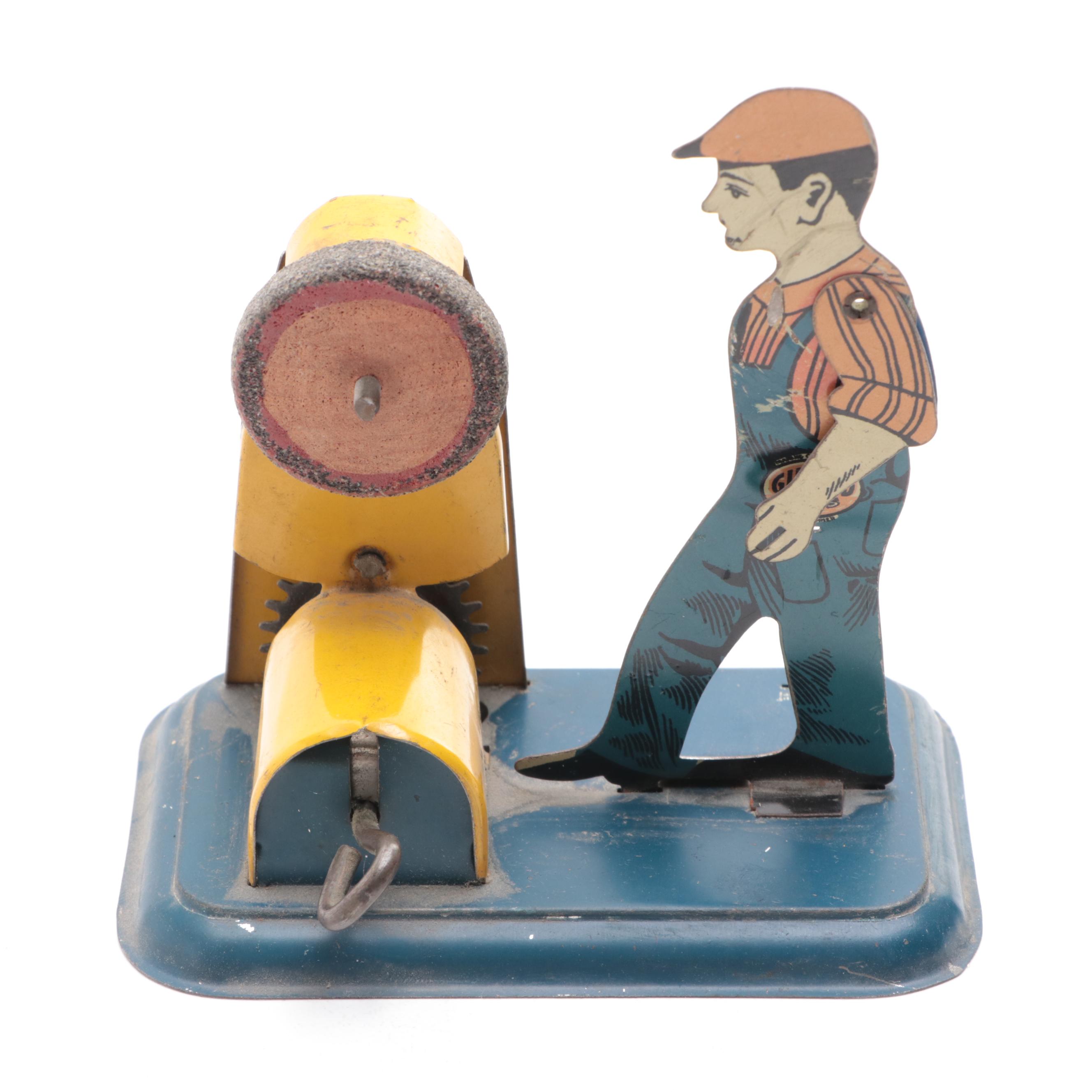 Girard and Linemar Tin Litho Wind-Up Toys, Mid-20th Century
