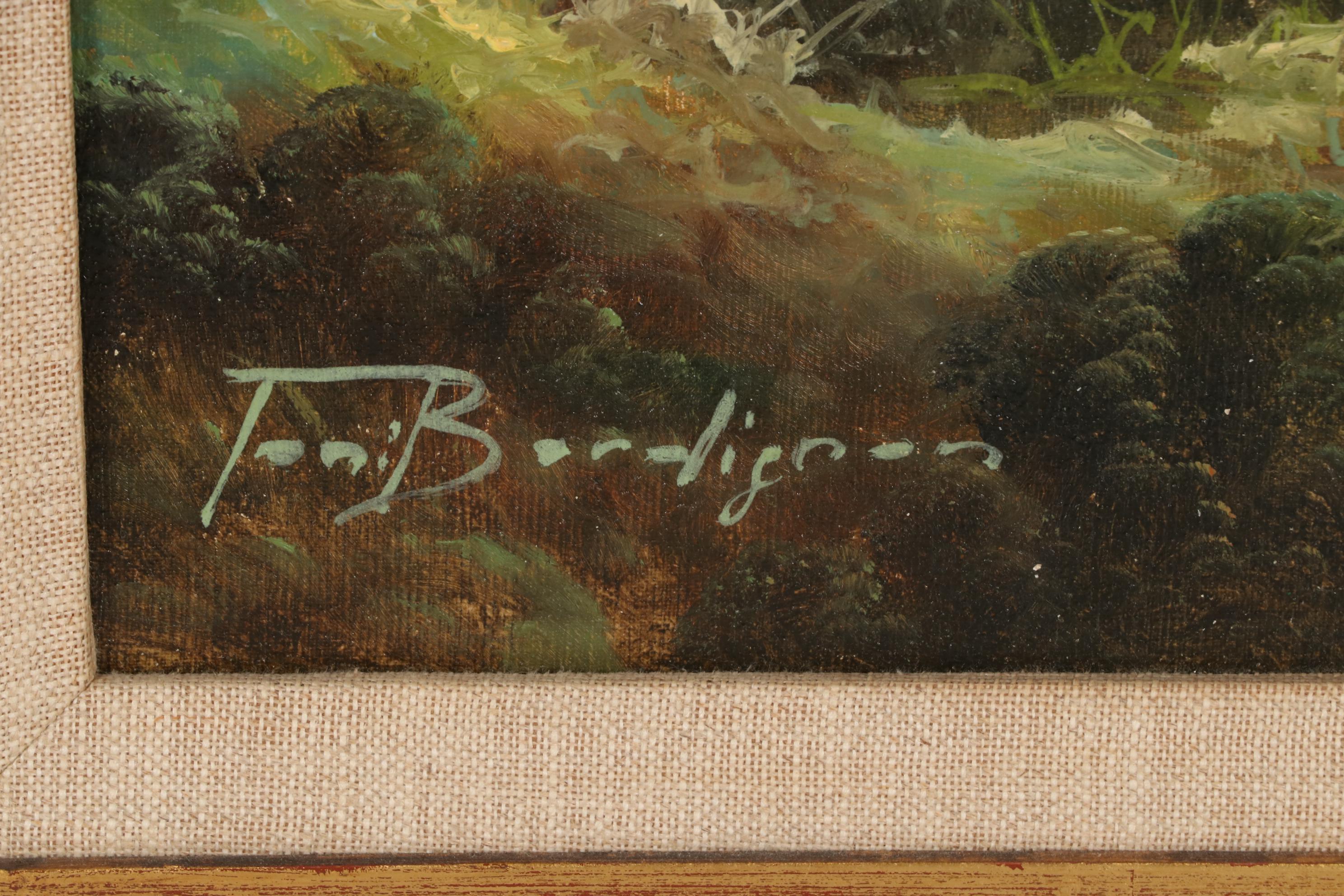 Toni Bordignon Countryside Landscape Oil Paintings