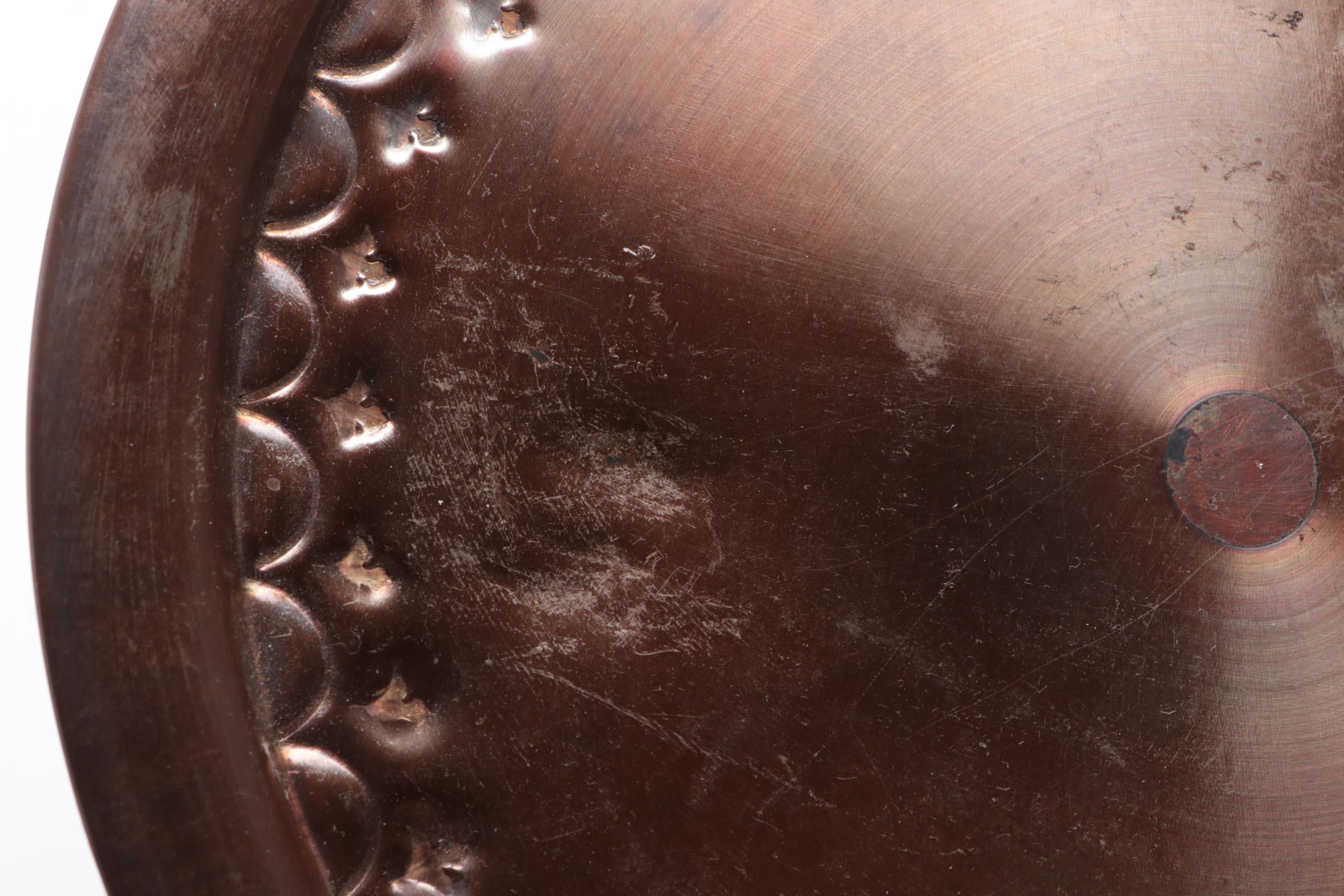 Hammered Tinned Copper Turkish Coffee Set