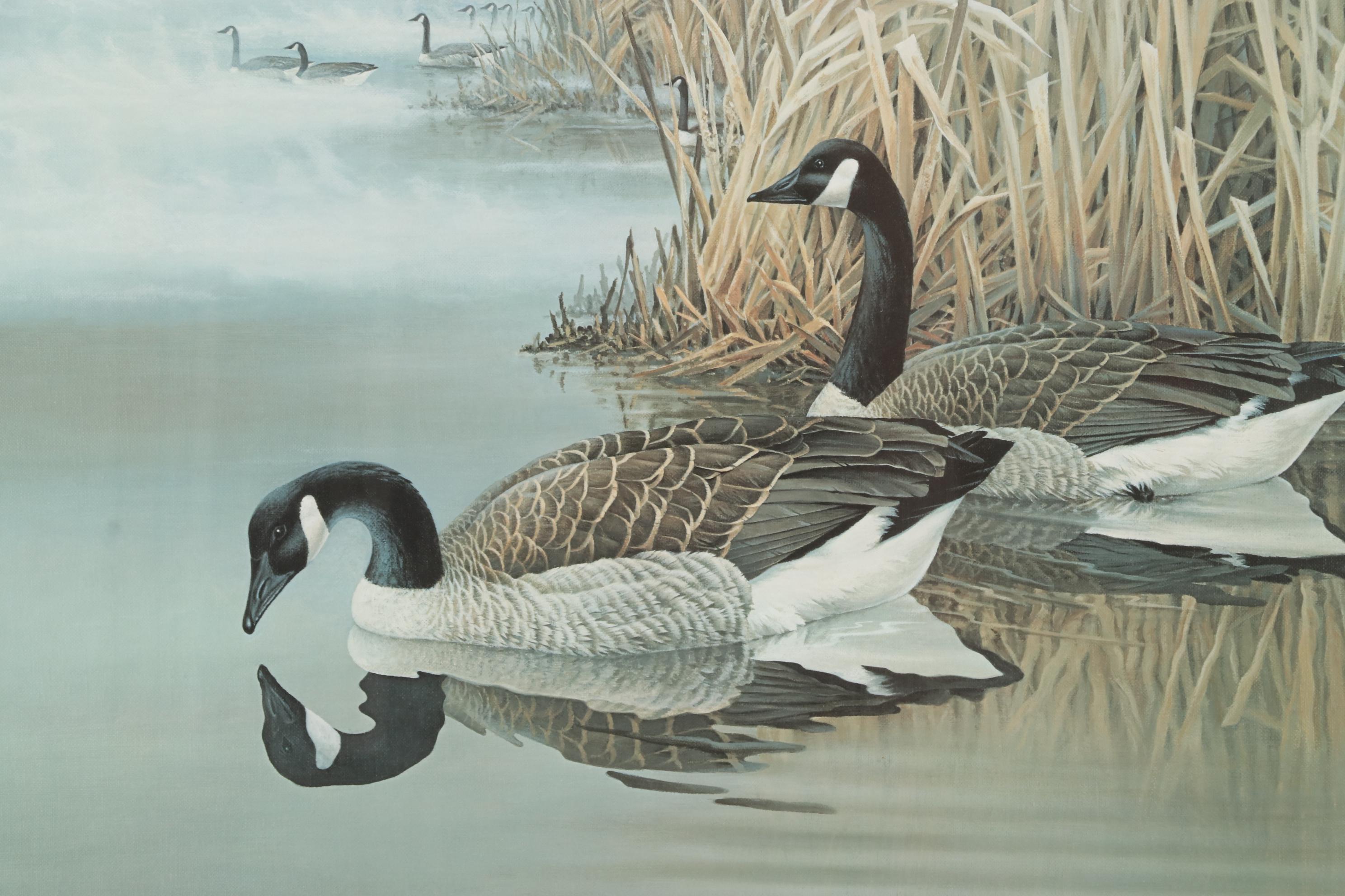 Don Whitlach Offset Lithograph "Morning Mist," 1985