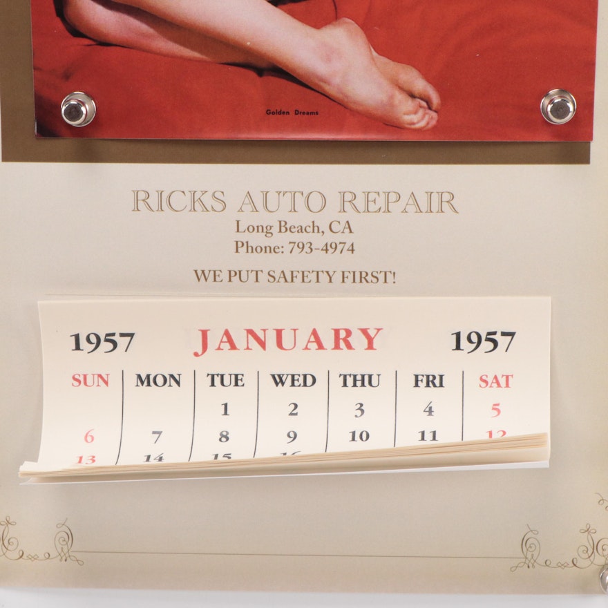 Marilyn Monroe Pinup Calendars 1950s EBTH Marilyn Monroe Pinup Calendars 1950s EBTH