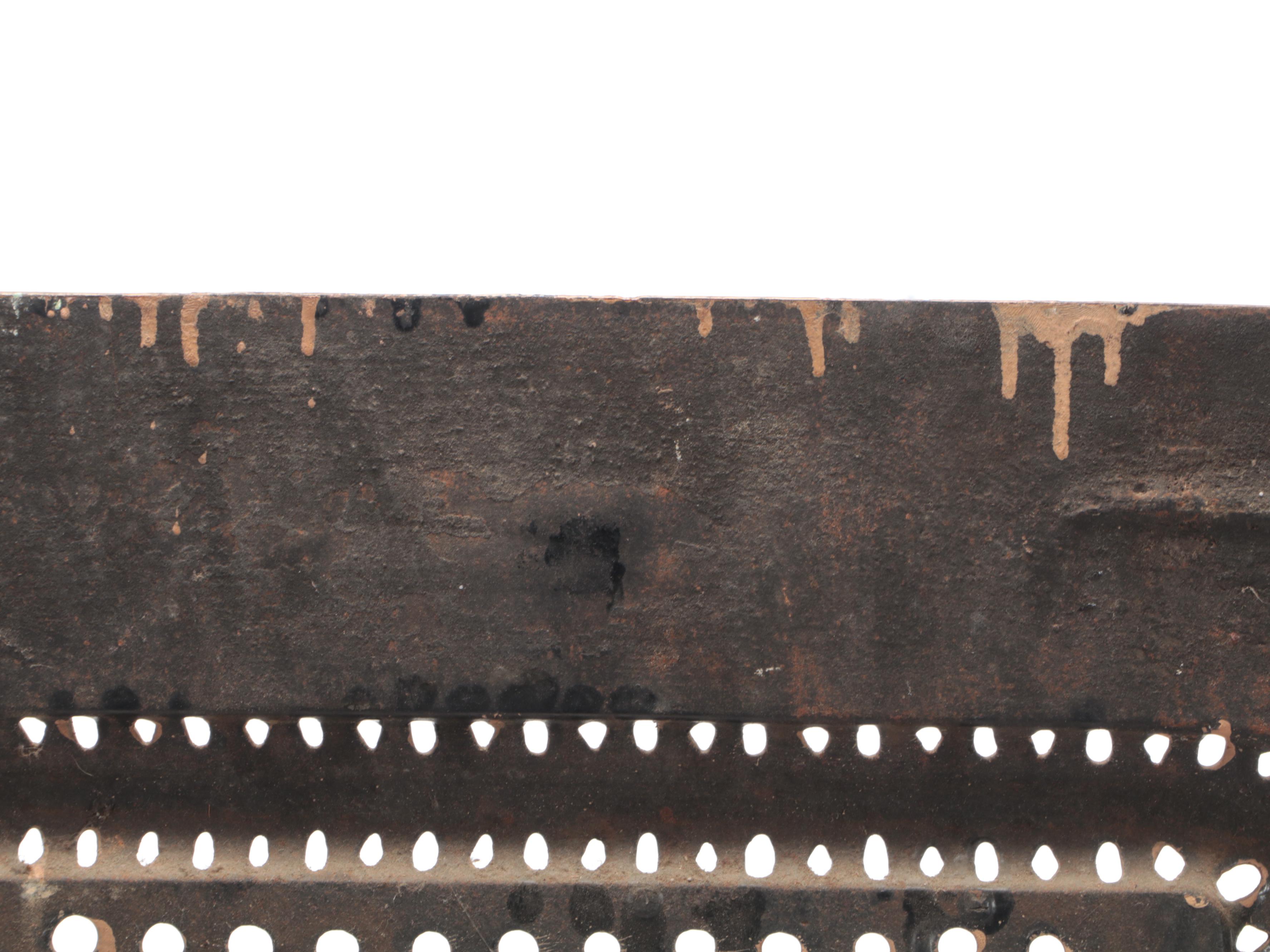 Victorian Cast Iron Ornamental Fireplace Grate, Late 19th Century