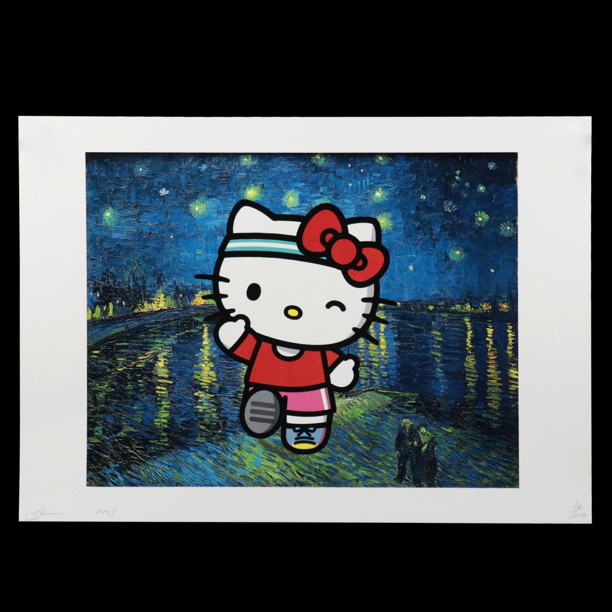 Death NYC Pop Art Graphic Print of Hello Kitty