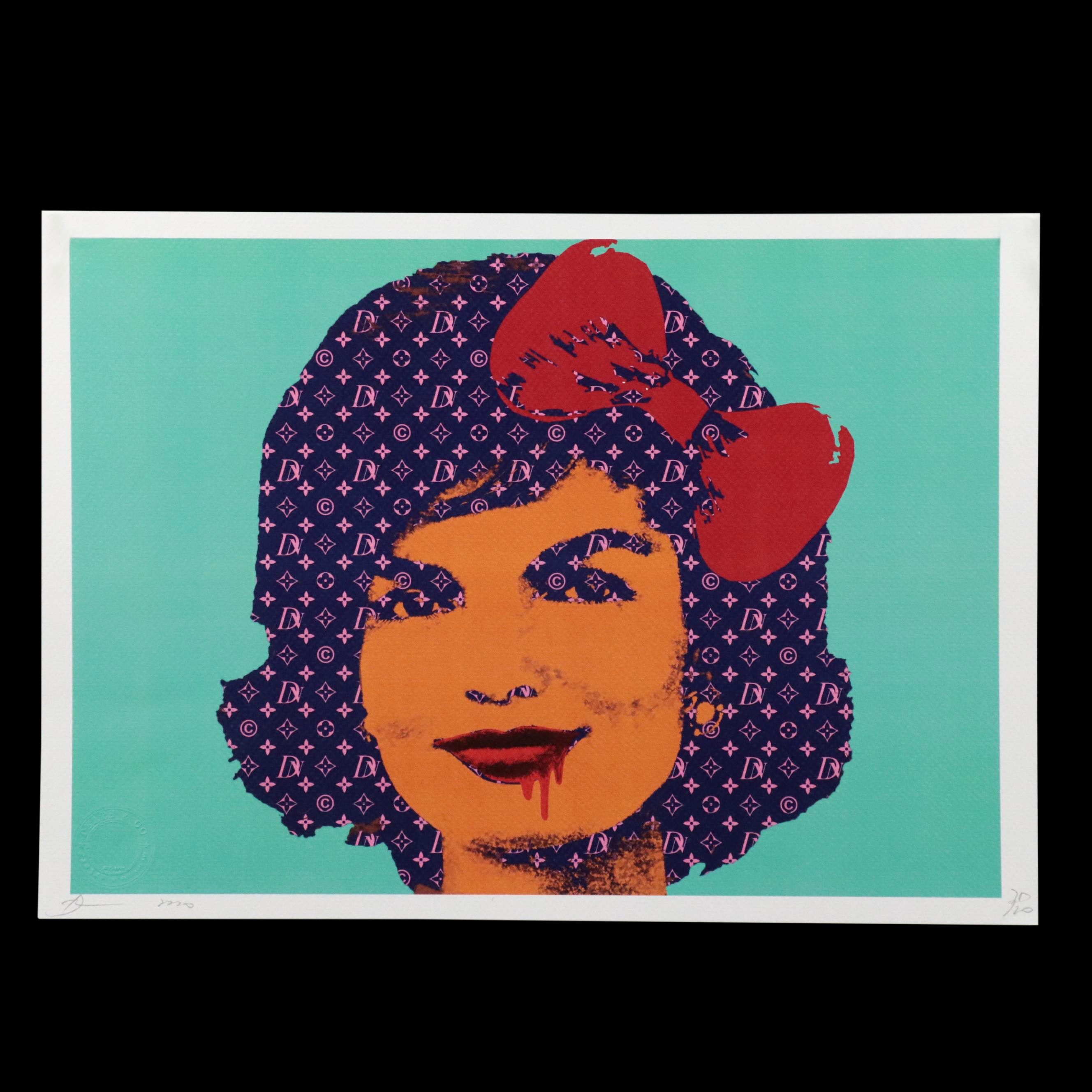Death NYC Pop Art Graphic Print of Jackie Kennedy