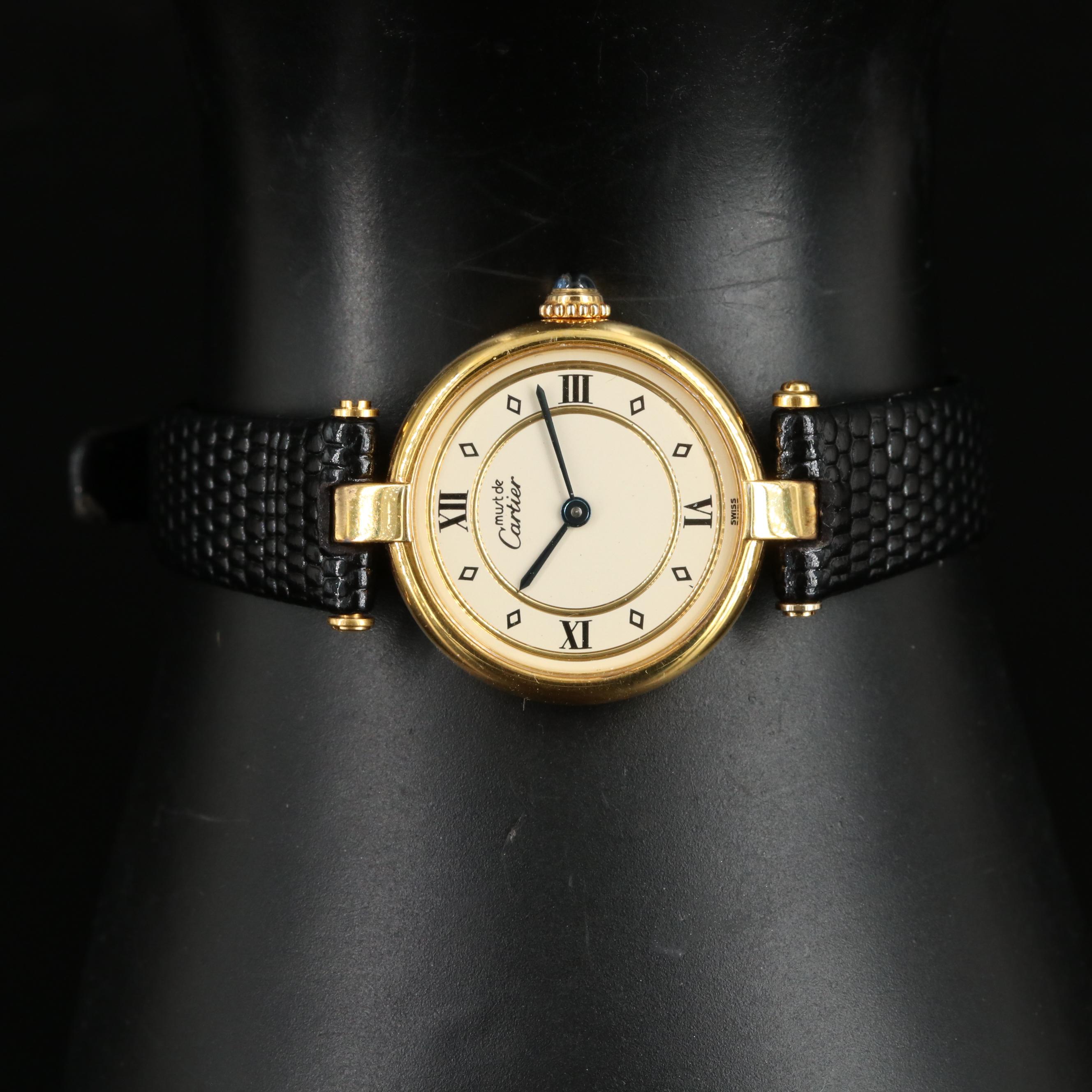 Cartier Must de Cartier .925 Vermeil and Gold-Plated Watch