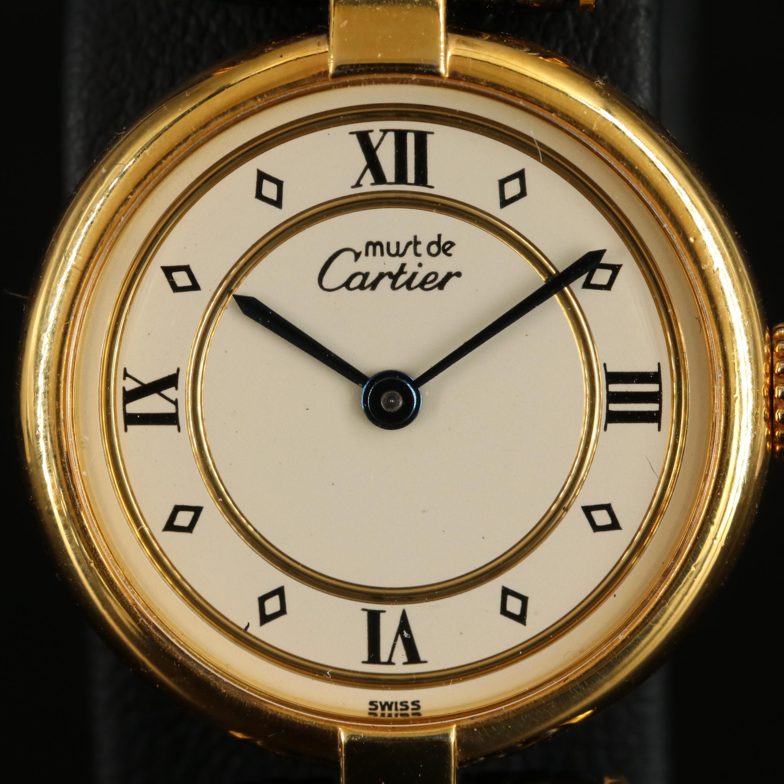 Cartier Must de Cartier .925 Vermeil and Gold-Plated Watch