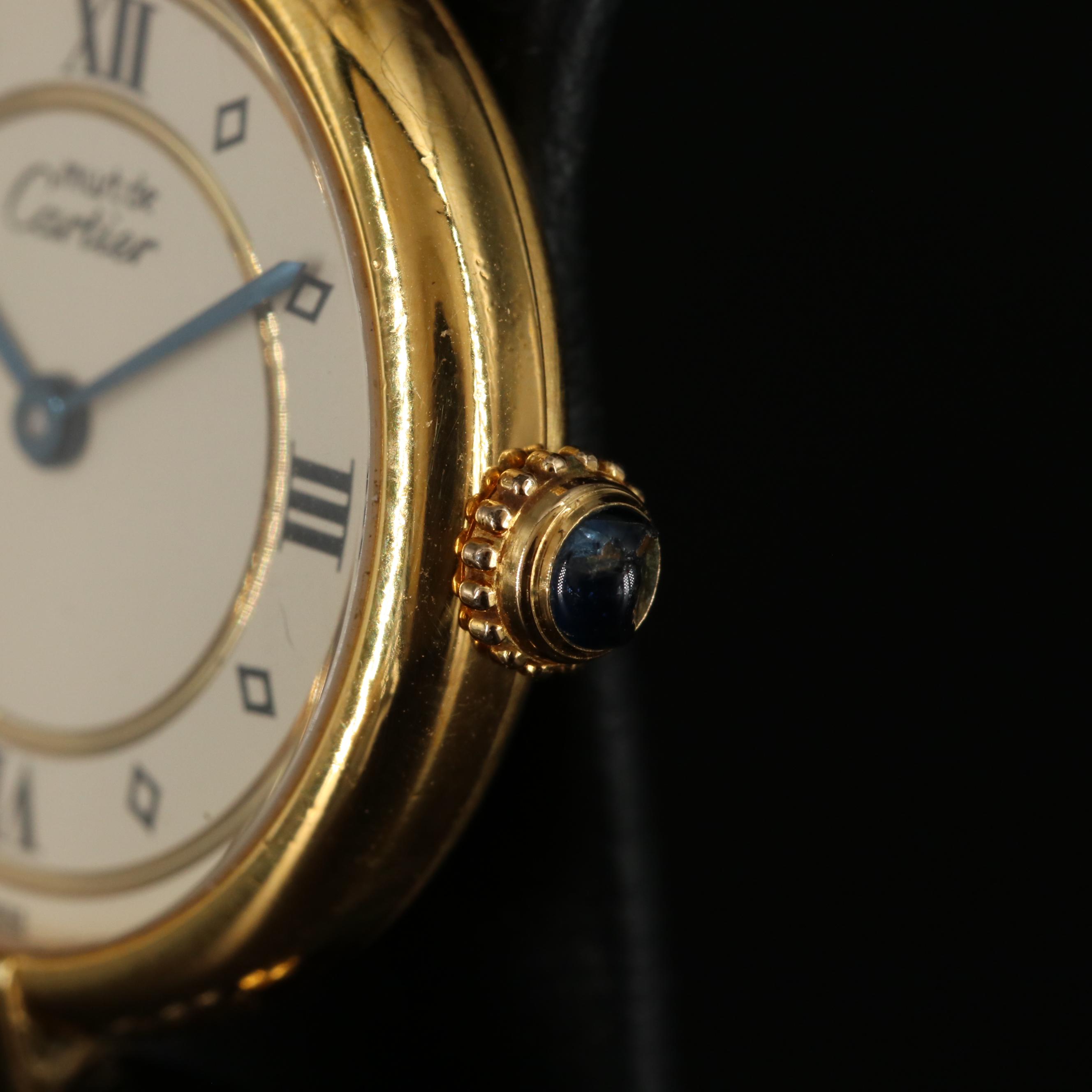 Cartier Must de Cartier .925 Vermeil and Gold-Plated Watch