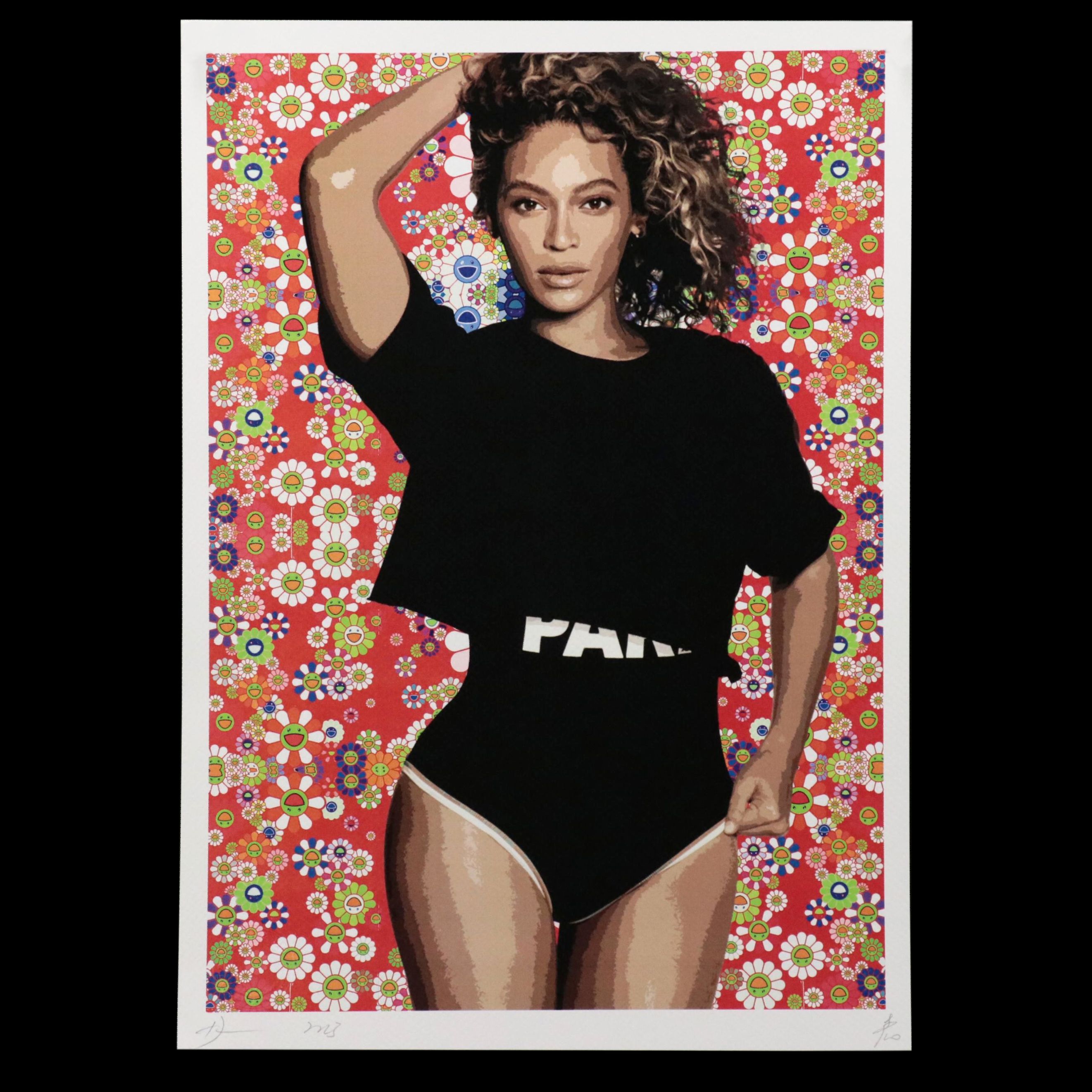 Death NYC Pop Art Graphic Print of Beyonce