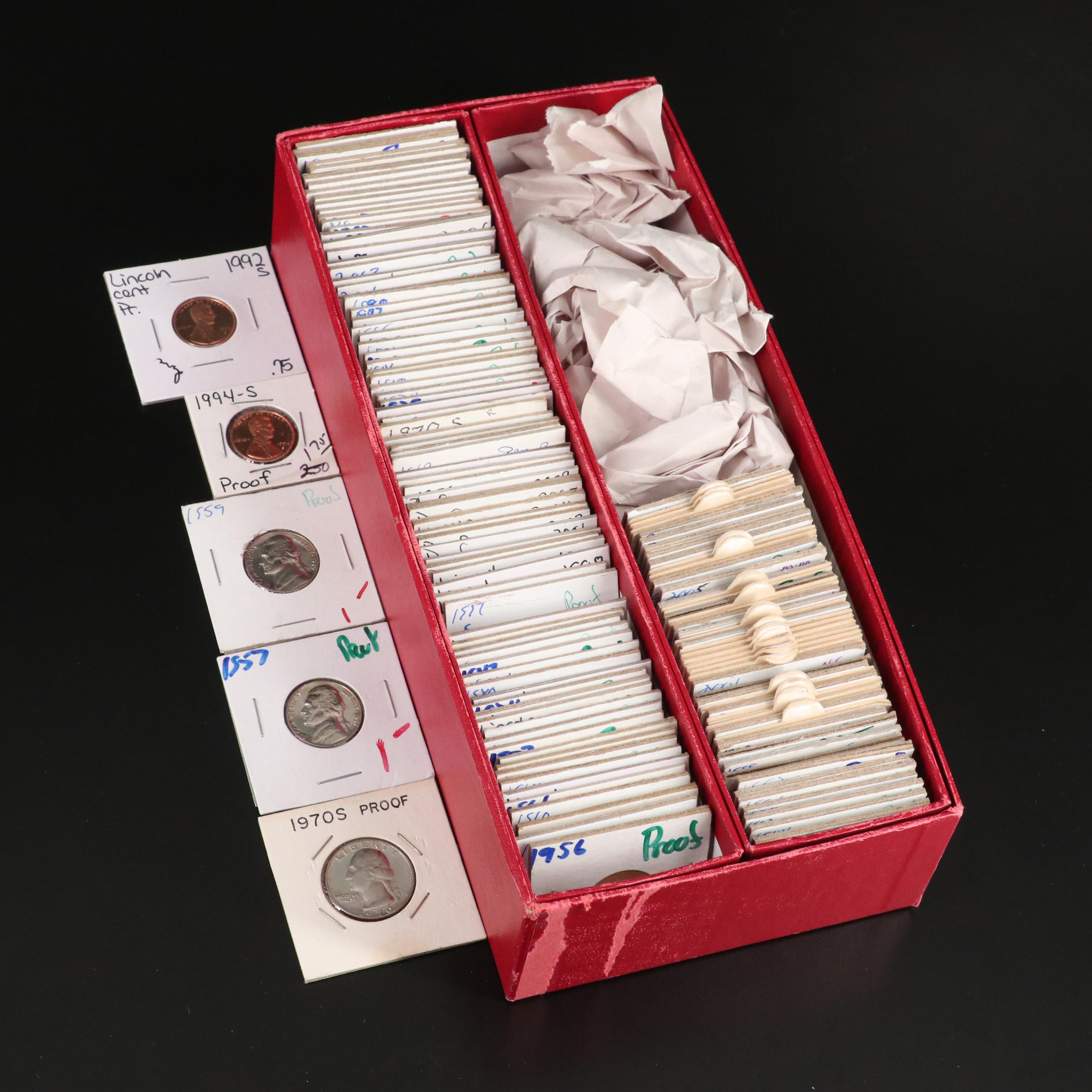 Collection of 138 Different U.S. Proof Coins