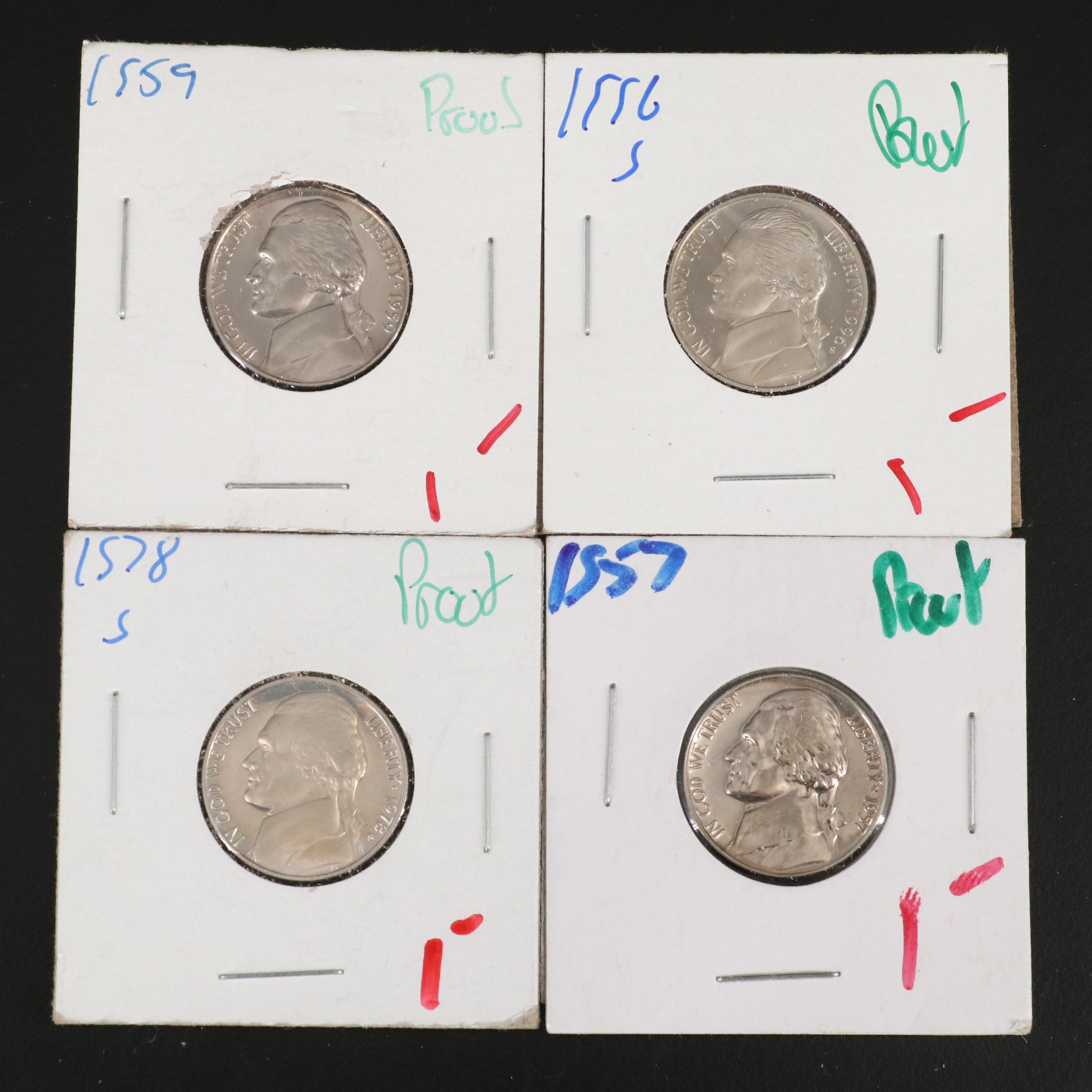 Collection of 138 Different U.S. Proof Coins