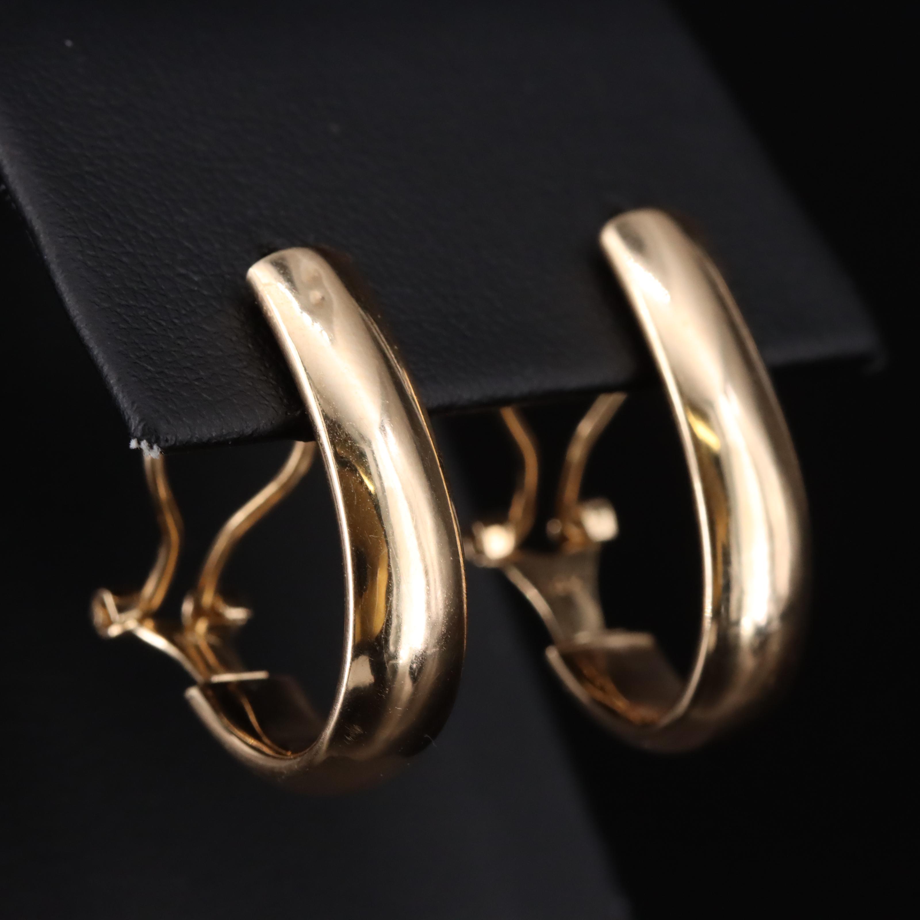 14K Hoop Earrings