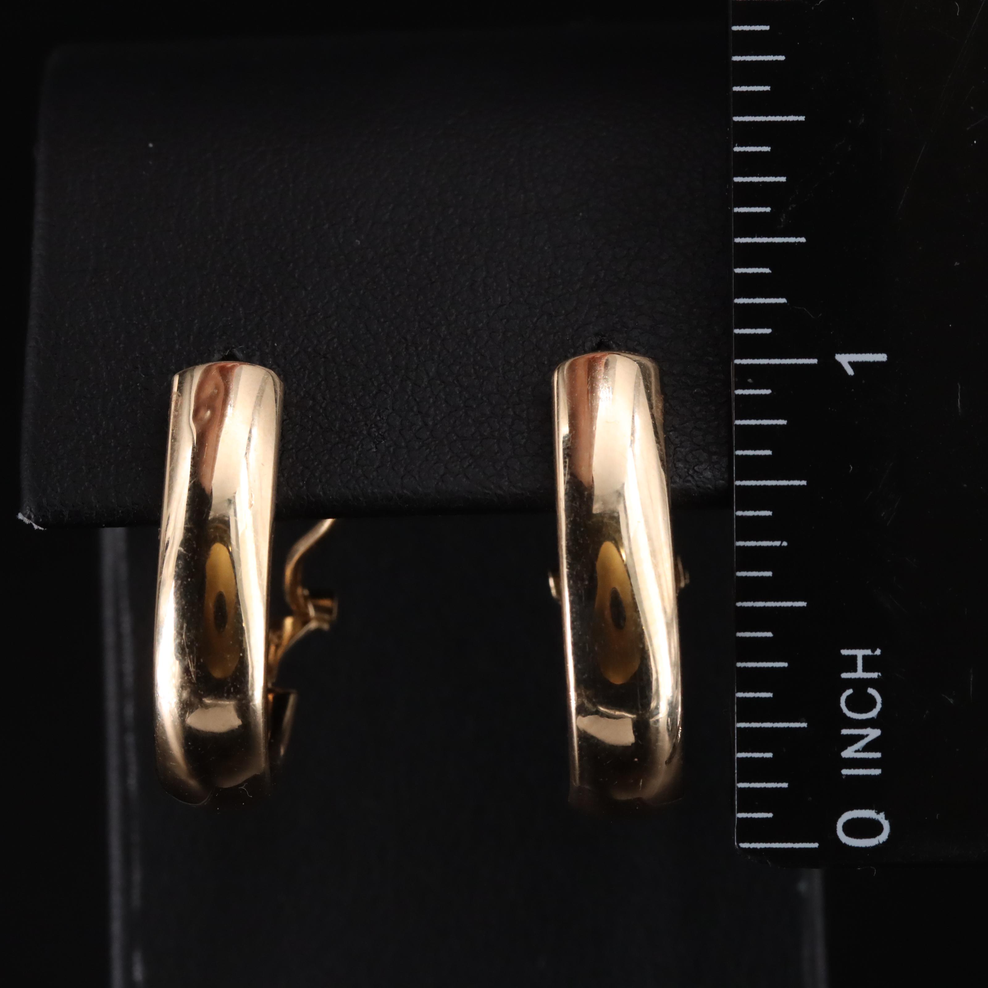 14K Hoop Earrings