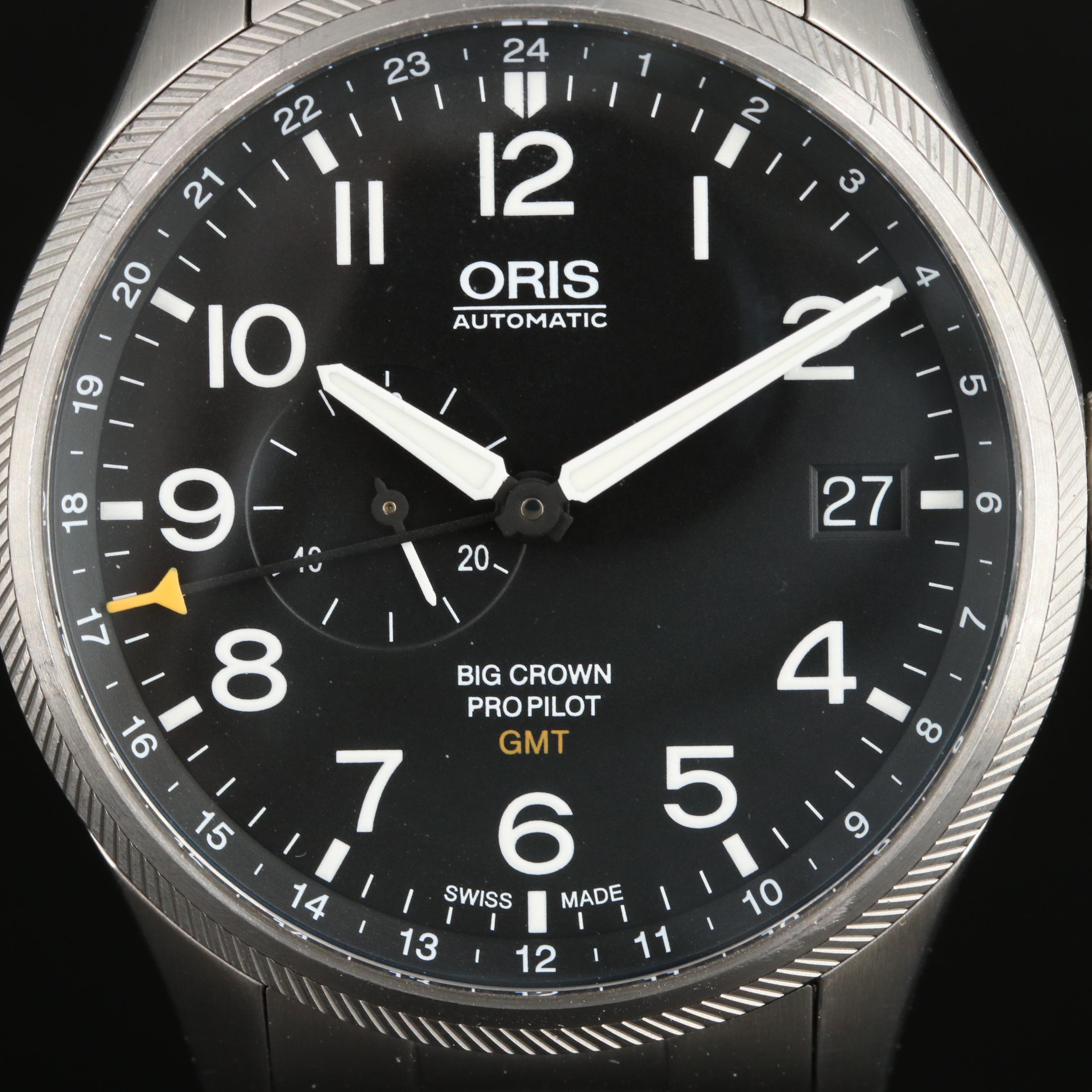 Oris Big Crown ProPilot GMT Date Steel Automatic Watch
